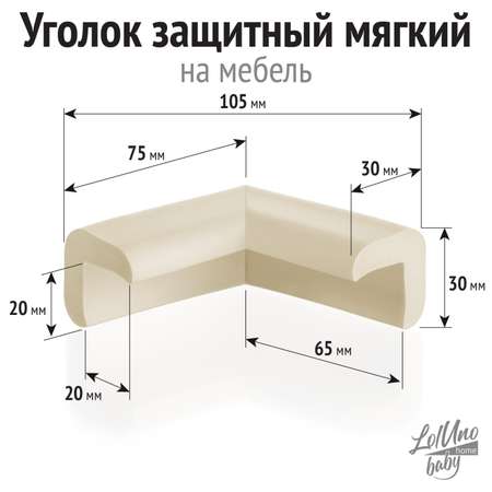 Накладка LolUno Home baby 6 шт.