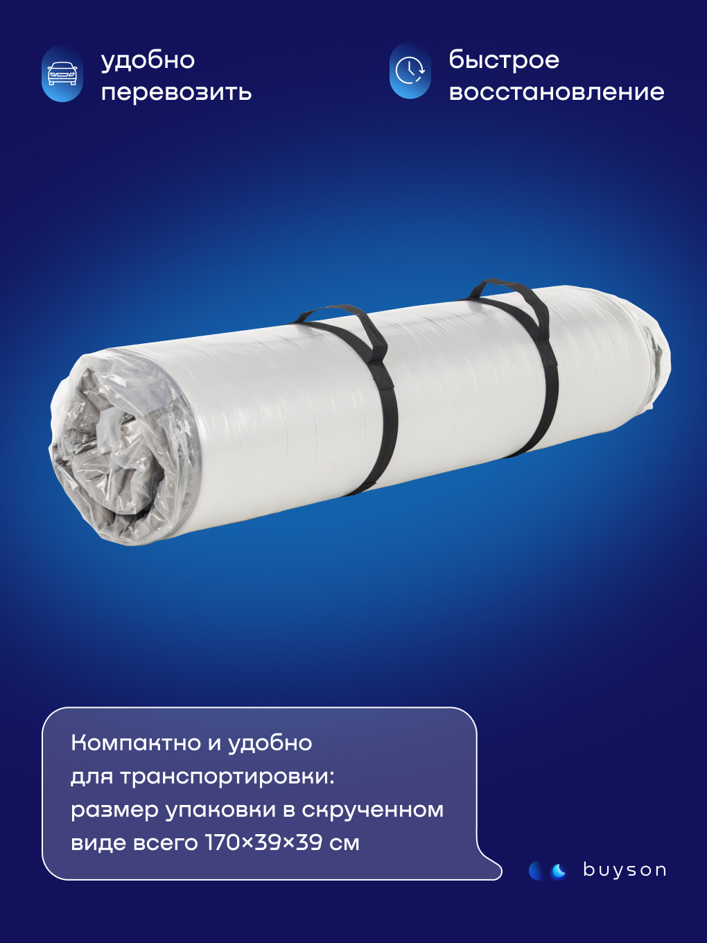 Матрас buyson BuyIdea 160х200 - фото 11