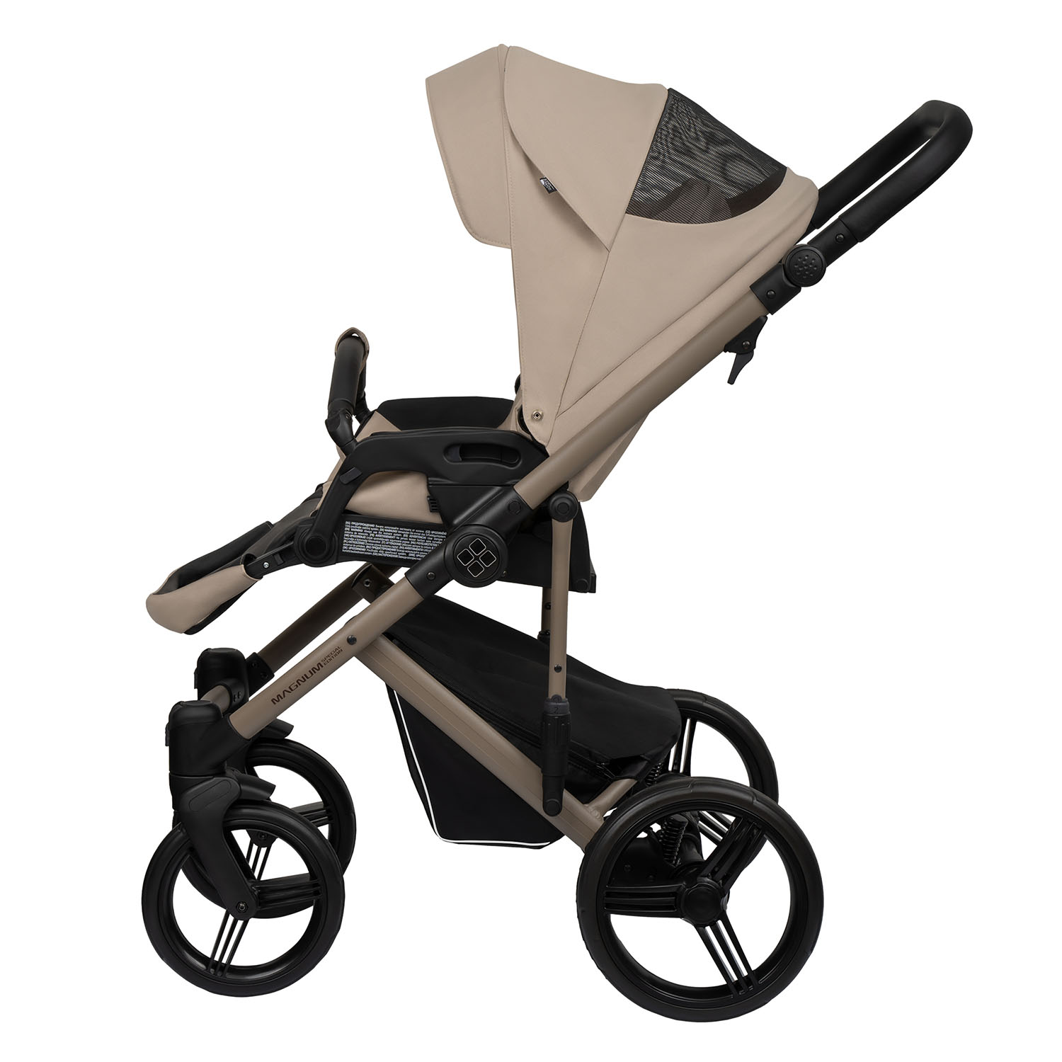 Коляска 2в1 Bebetto Magnum Light SE бежевый - фото 8