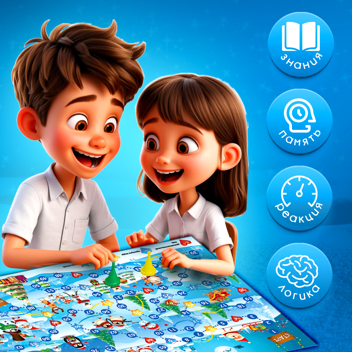 Настольная игра Десятое королевство НГ Ходилка Зимняя - фото 3
