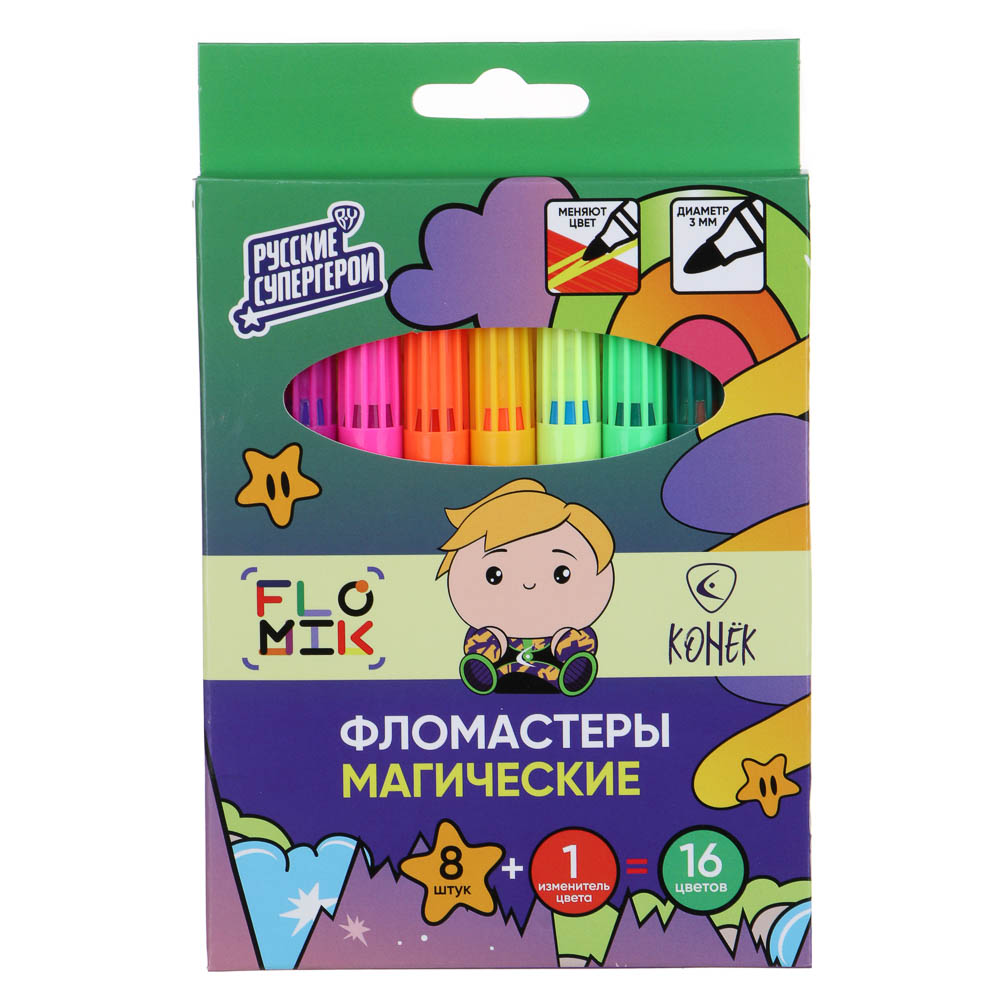 Фломастеры CLIPSTUDIO 8 цв. - фото 1