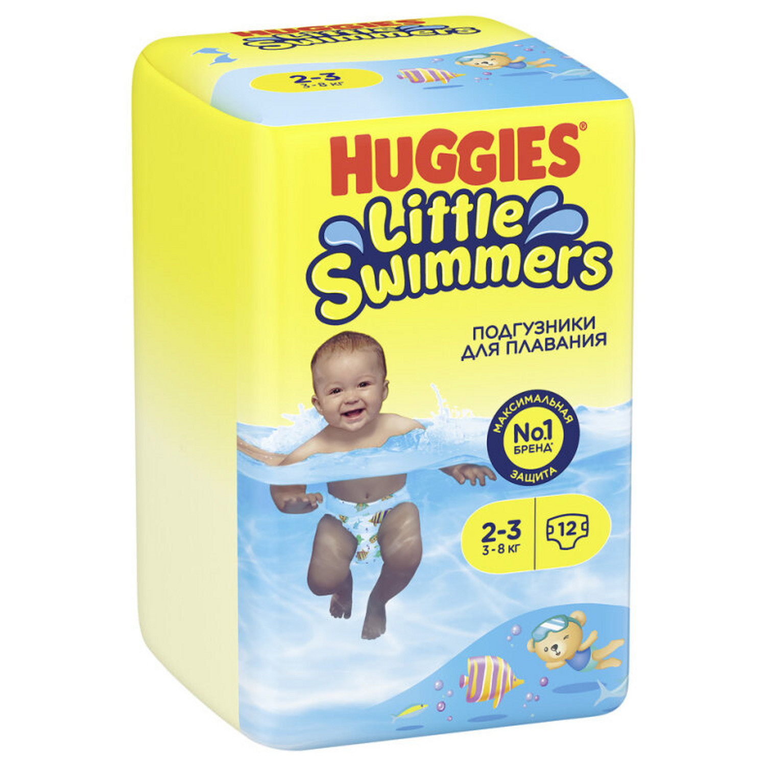 Подгузники Huggies Little Swimmers для плавания 2 (3-8 кг) 12 шт. - фото 2