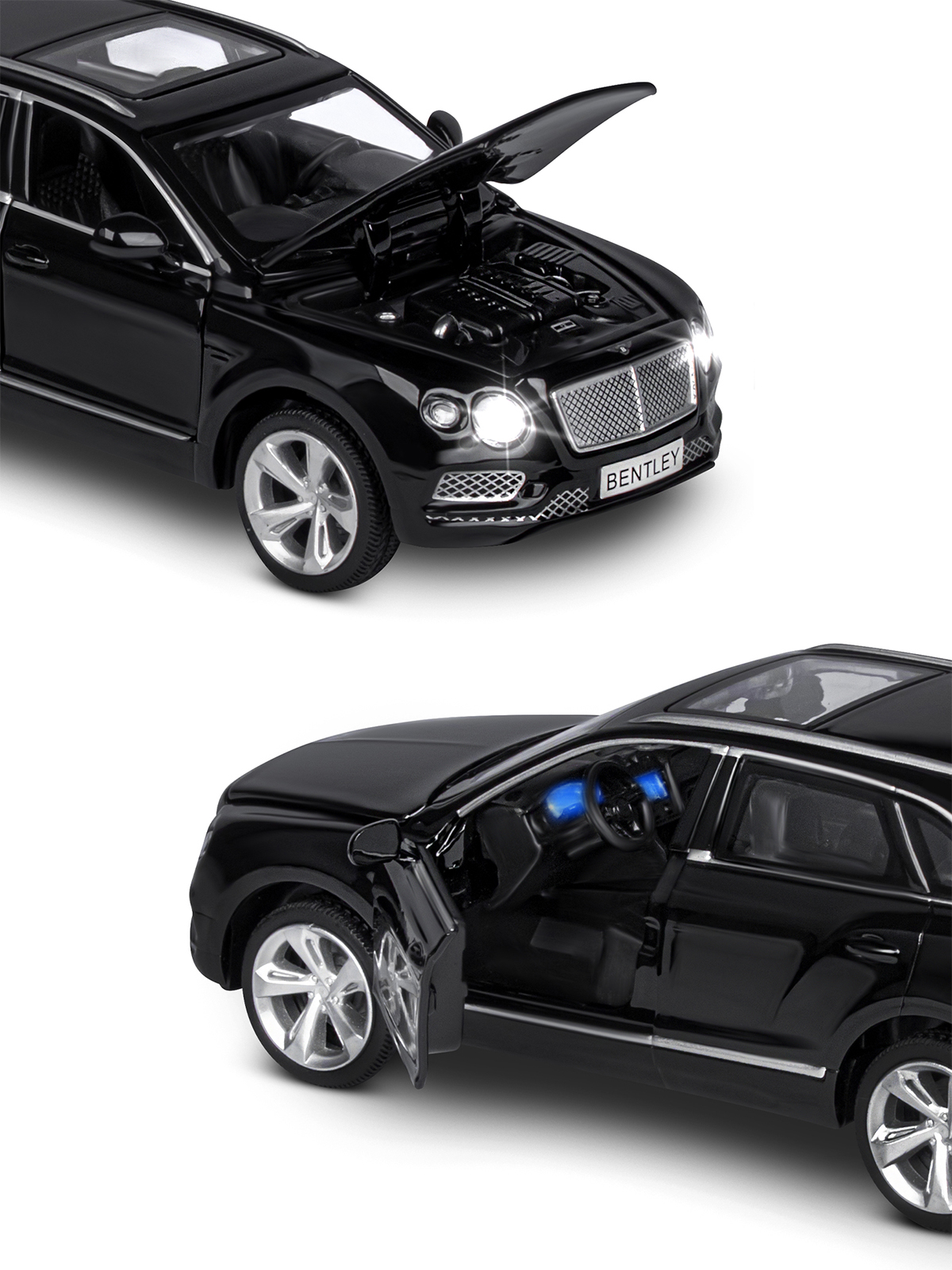 Внедорожник АВТОпанорама Bentley Bentayga 1:34 JB1251300 - фото 9