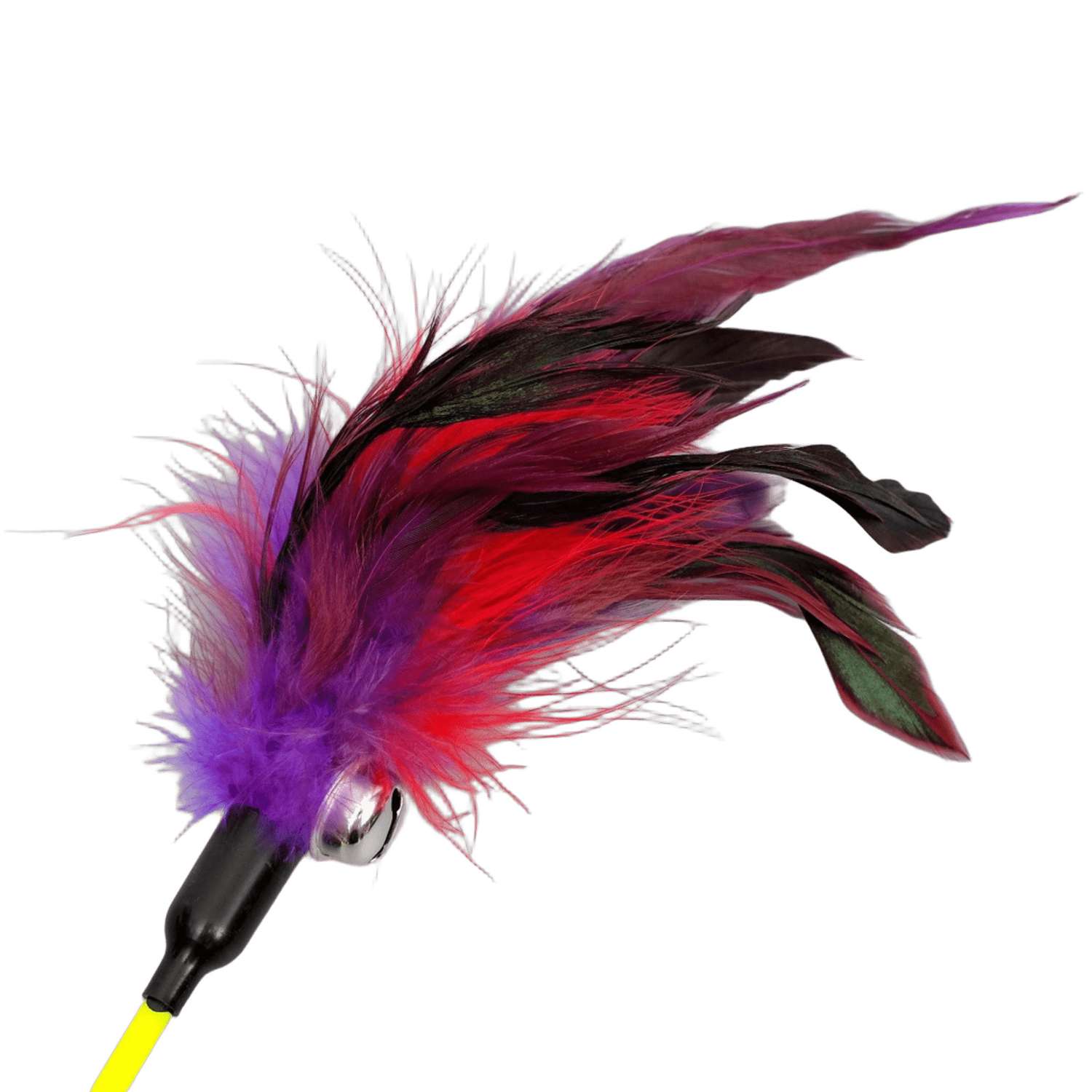 Дразнилка Пижон из перьев с колокольчиком в ассортименте - фото 4