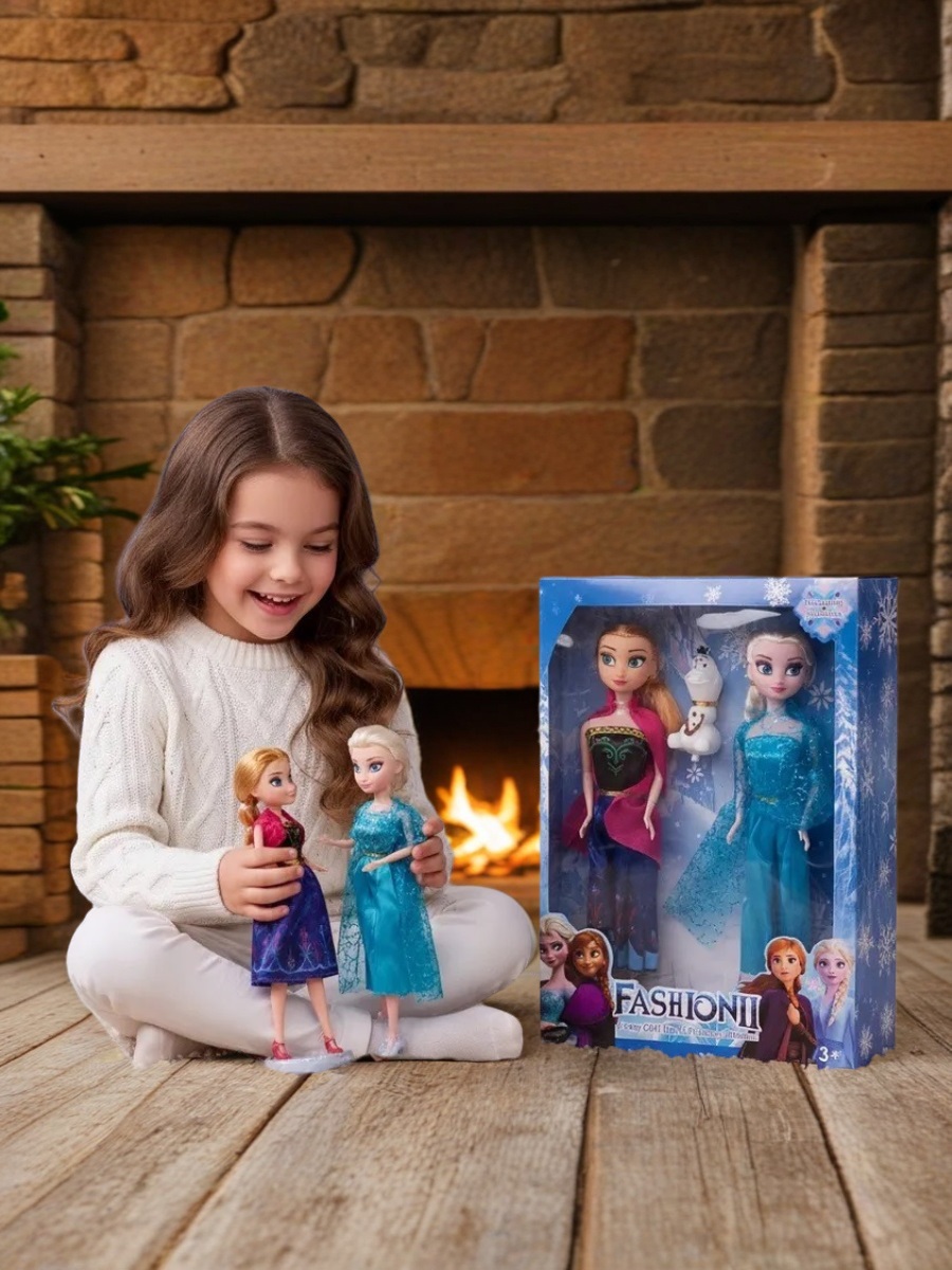 Кукла модельная ТОТОША Эльза и Анна шарнирные высота 29 см 368 - фото 7