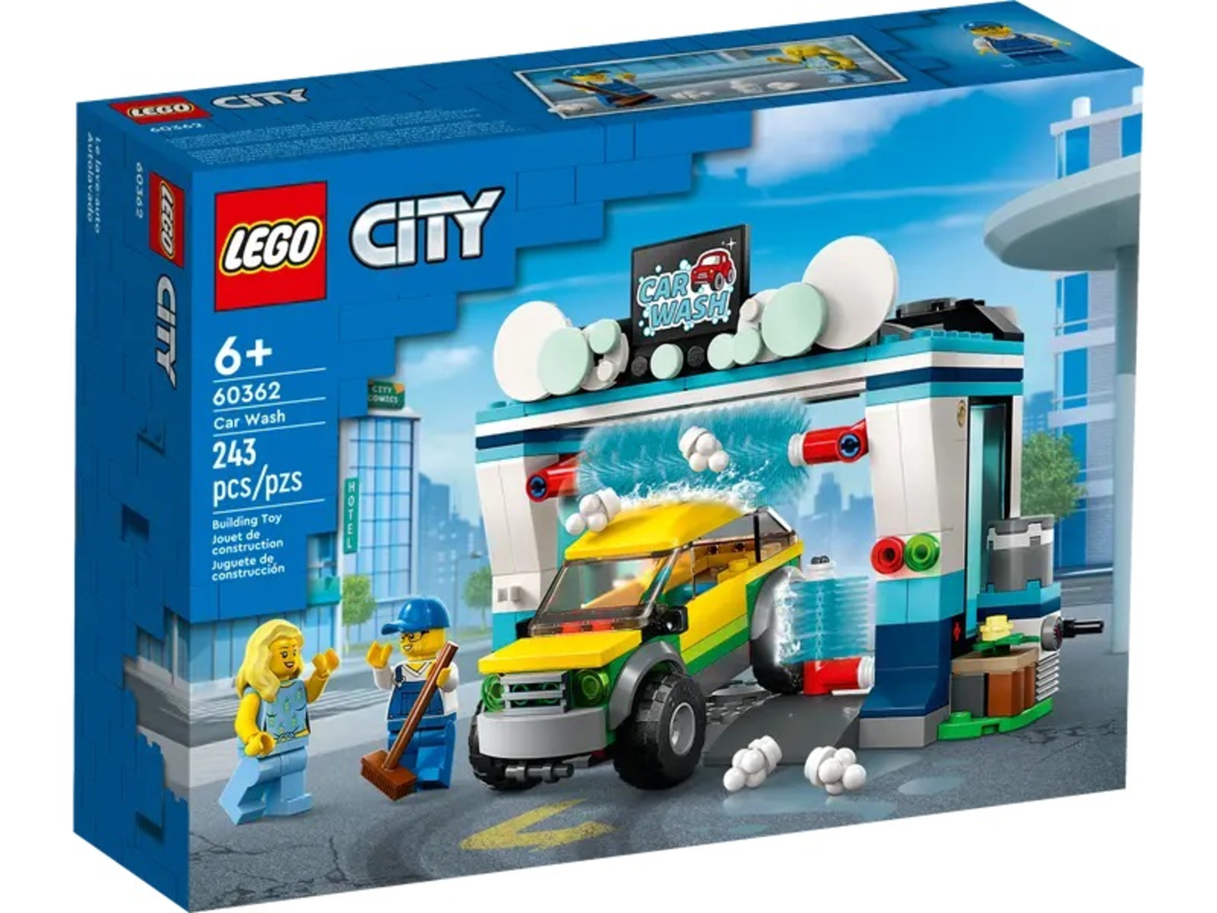 Конструктор LEGO City Автомойка блочный - фото 8