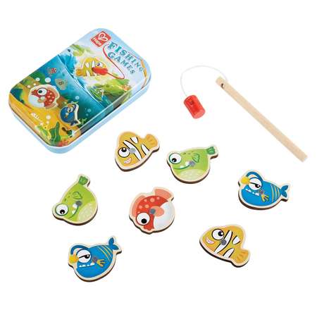 Игра настольная Hape В дорогу Рыбалка магнитная E0477_HP