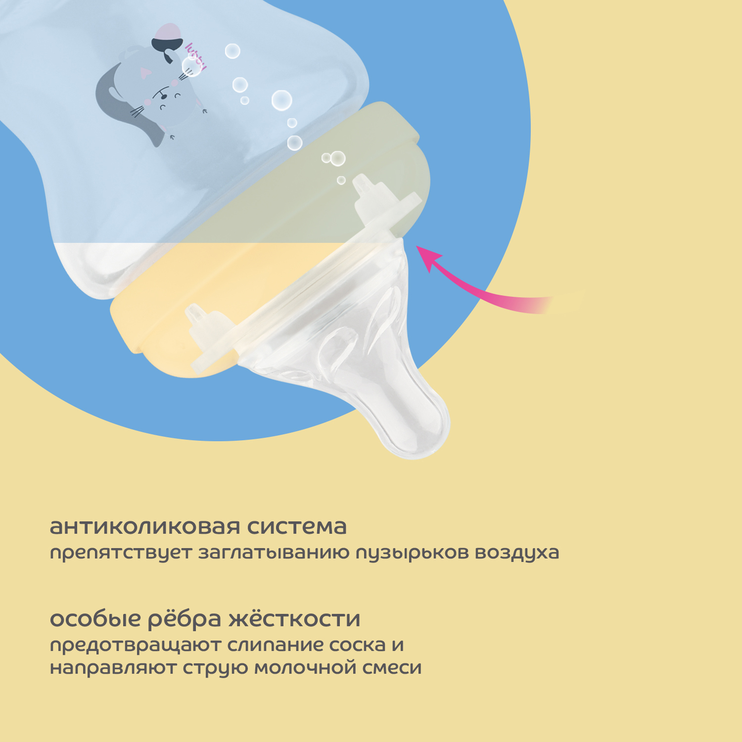 Бутылочка Lubby 125 мл - фото 5