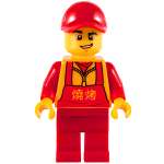 Фигурка LEGO Food Vendor Red