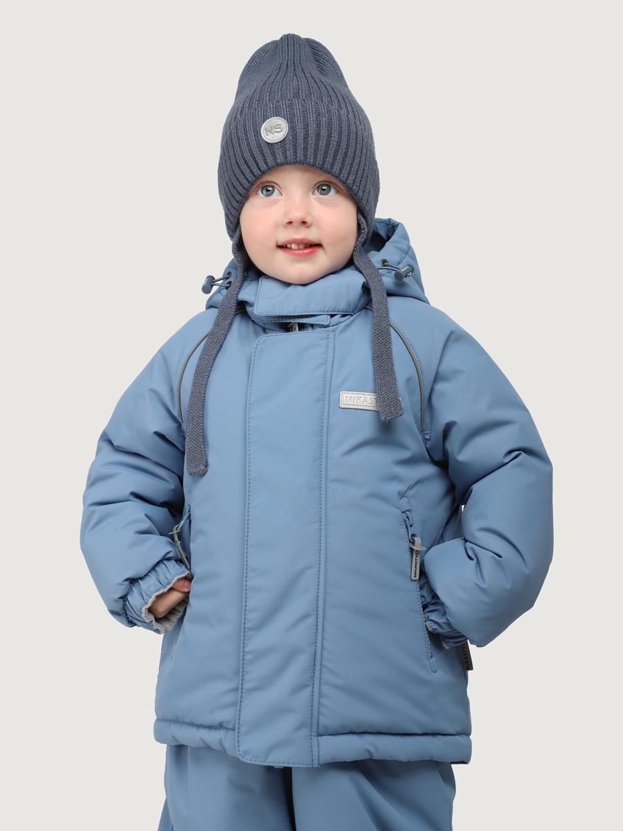 Куртка и полукомбинезон NIKASTYLE 7з0225 джинс - фото 6