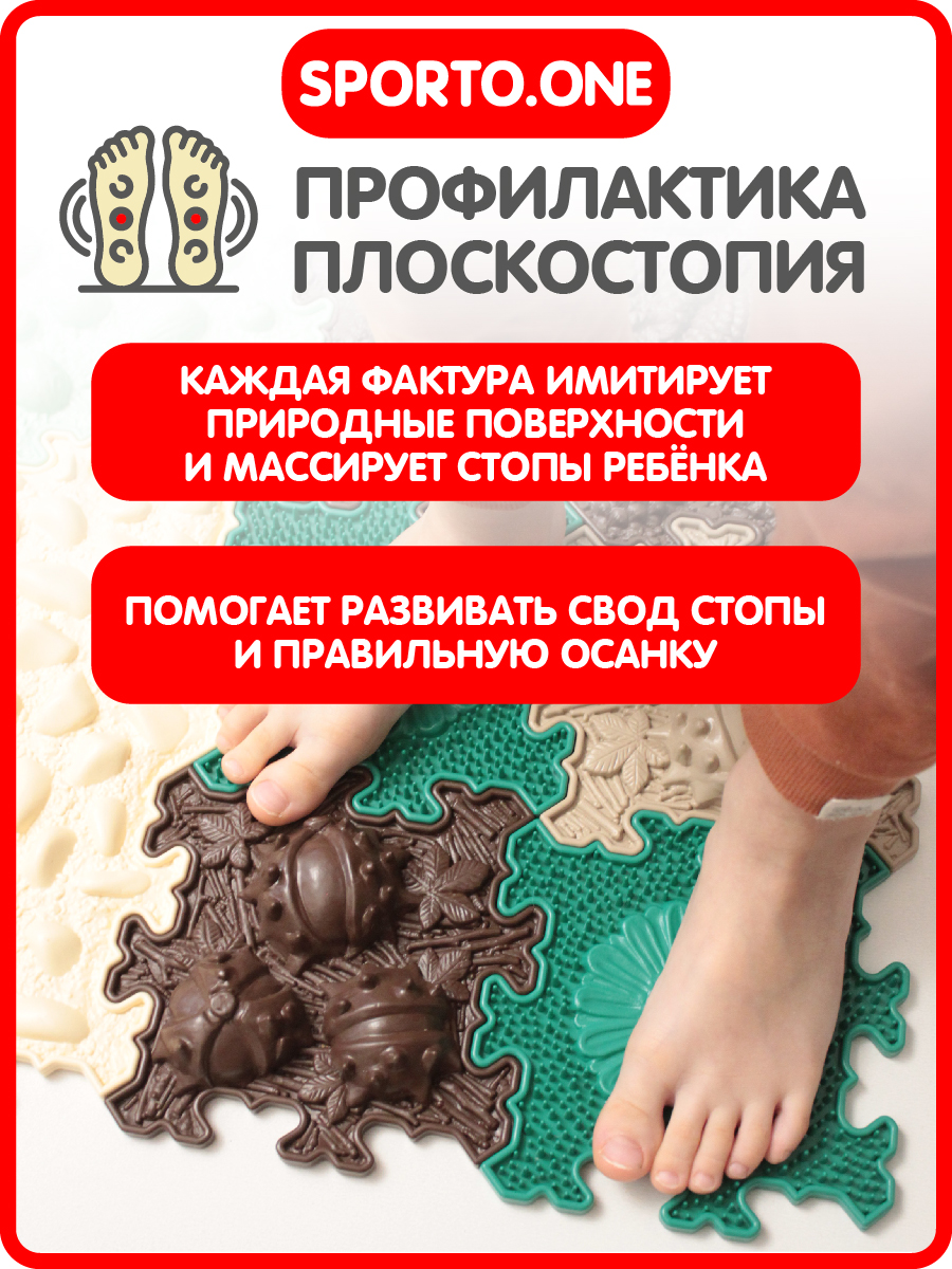 Коврик SPORTO.ONE трансформер Таежный край - фото 3