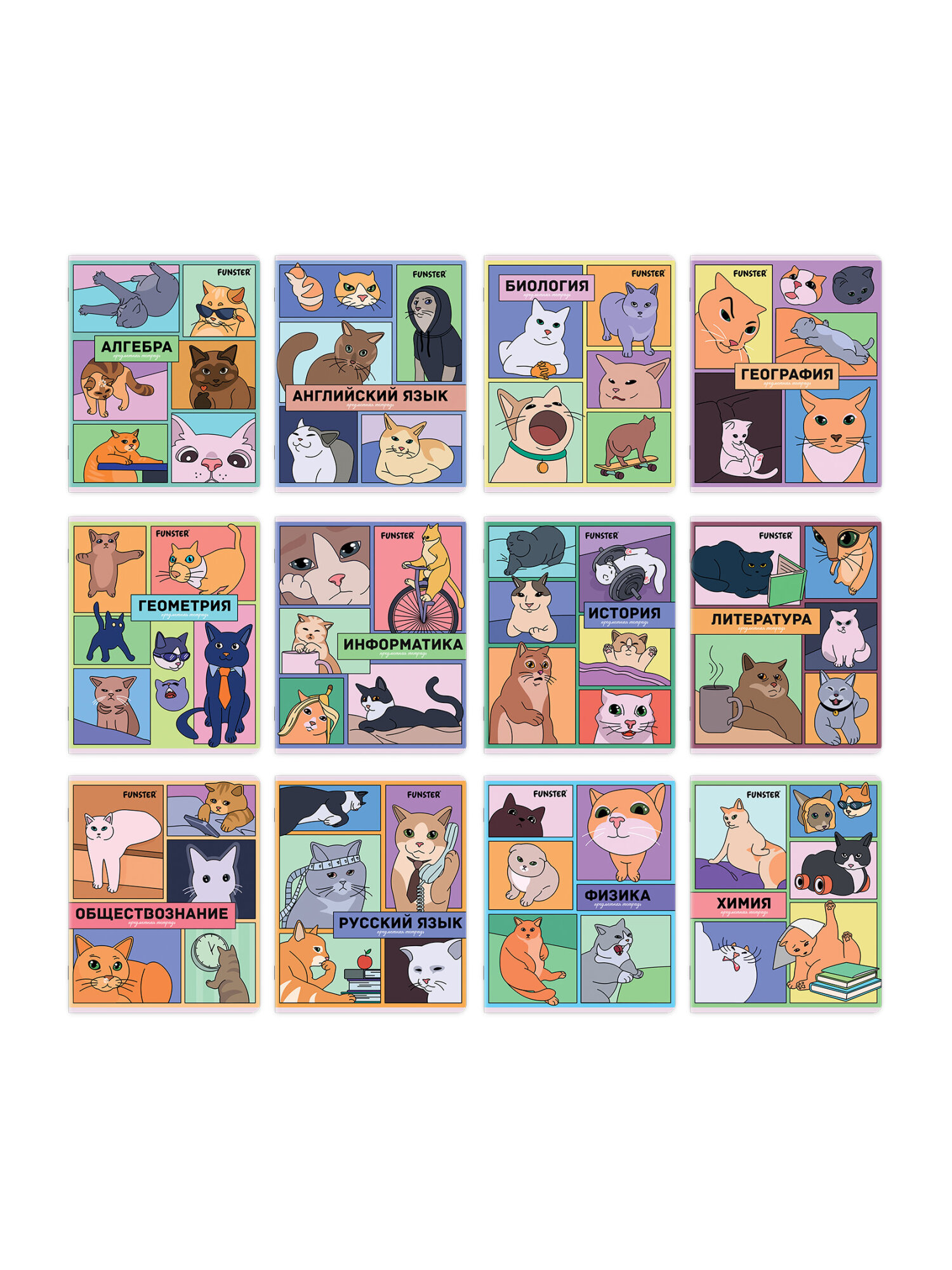 Тетрадь Funster 48 лист. 12 шт. - фото 4