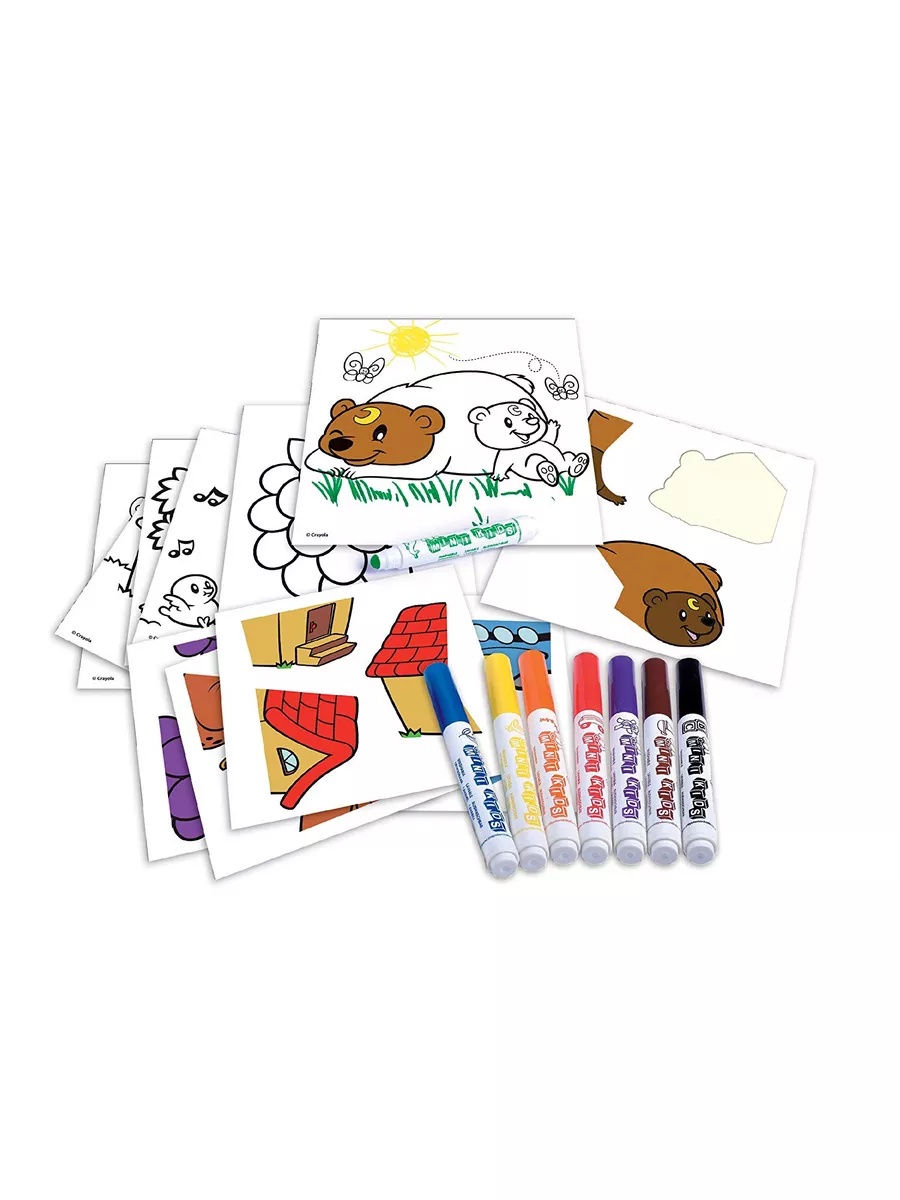Набор для рисования Crayola Мой первый пазл с наклейками - фото 2