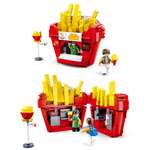 Конструктор SLUBAN Фуд-корт. Картошка фри 320 дет.