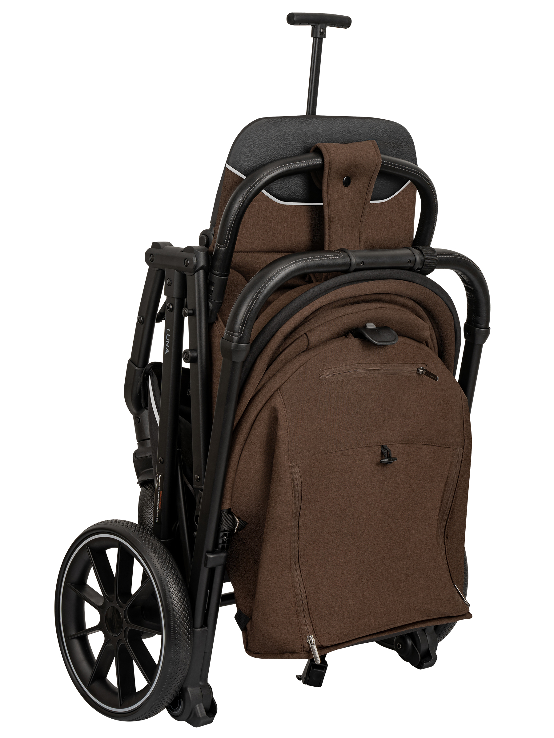 Коляска прогулочная JOVOLA Luna коричневый - фото 21