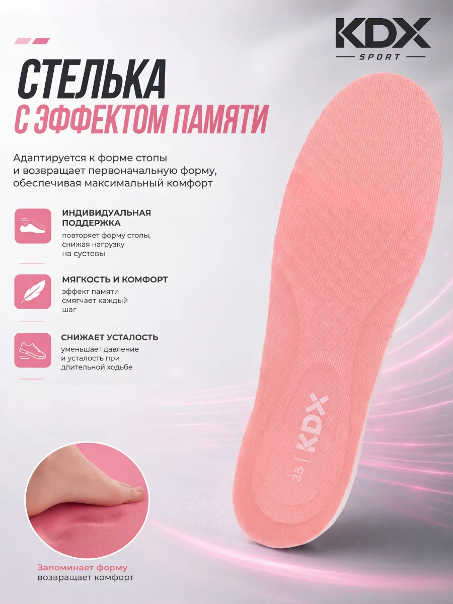 Кроссовки KDX MU-63 pink - фото 10