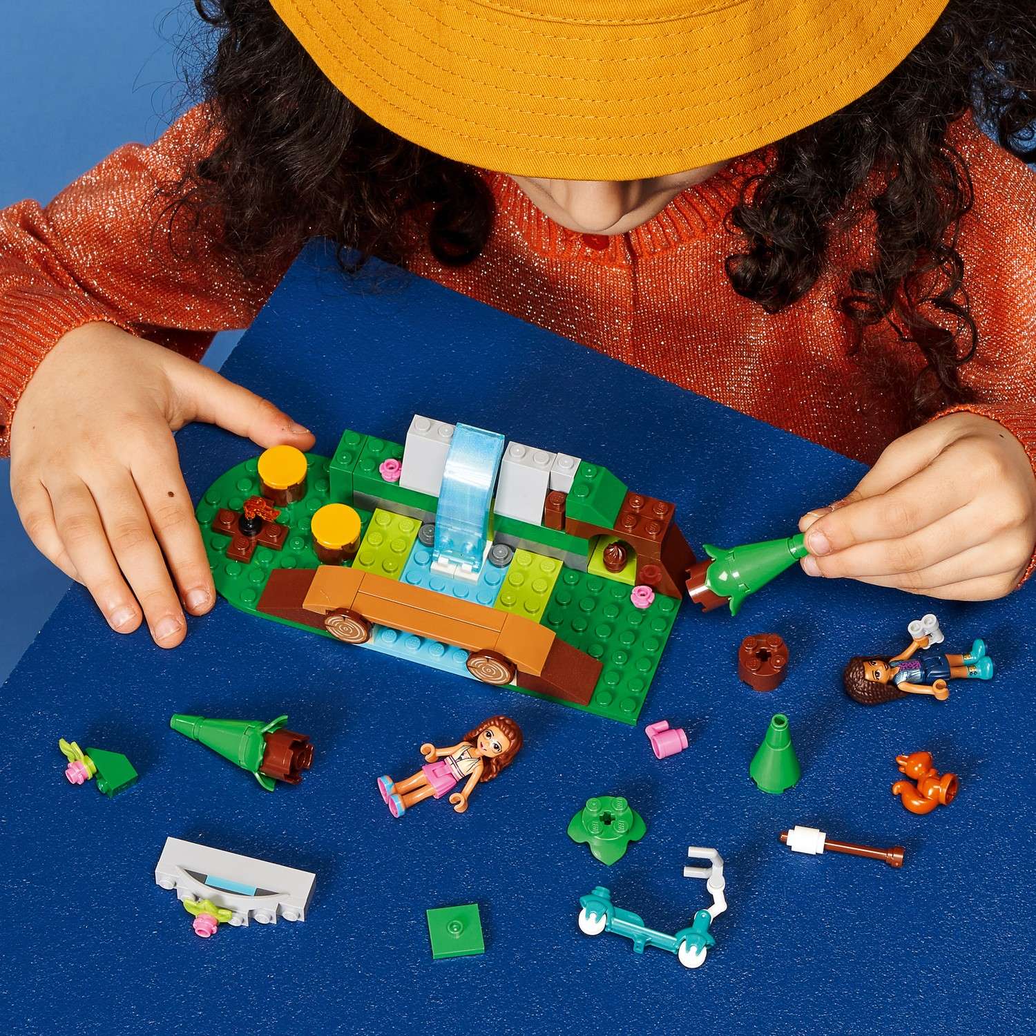 Конструктор LEGO Friends Лесной водопад блочный - фото 8