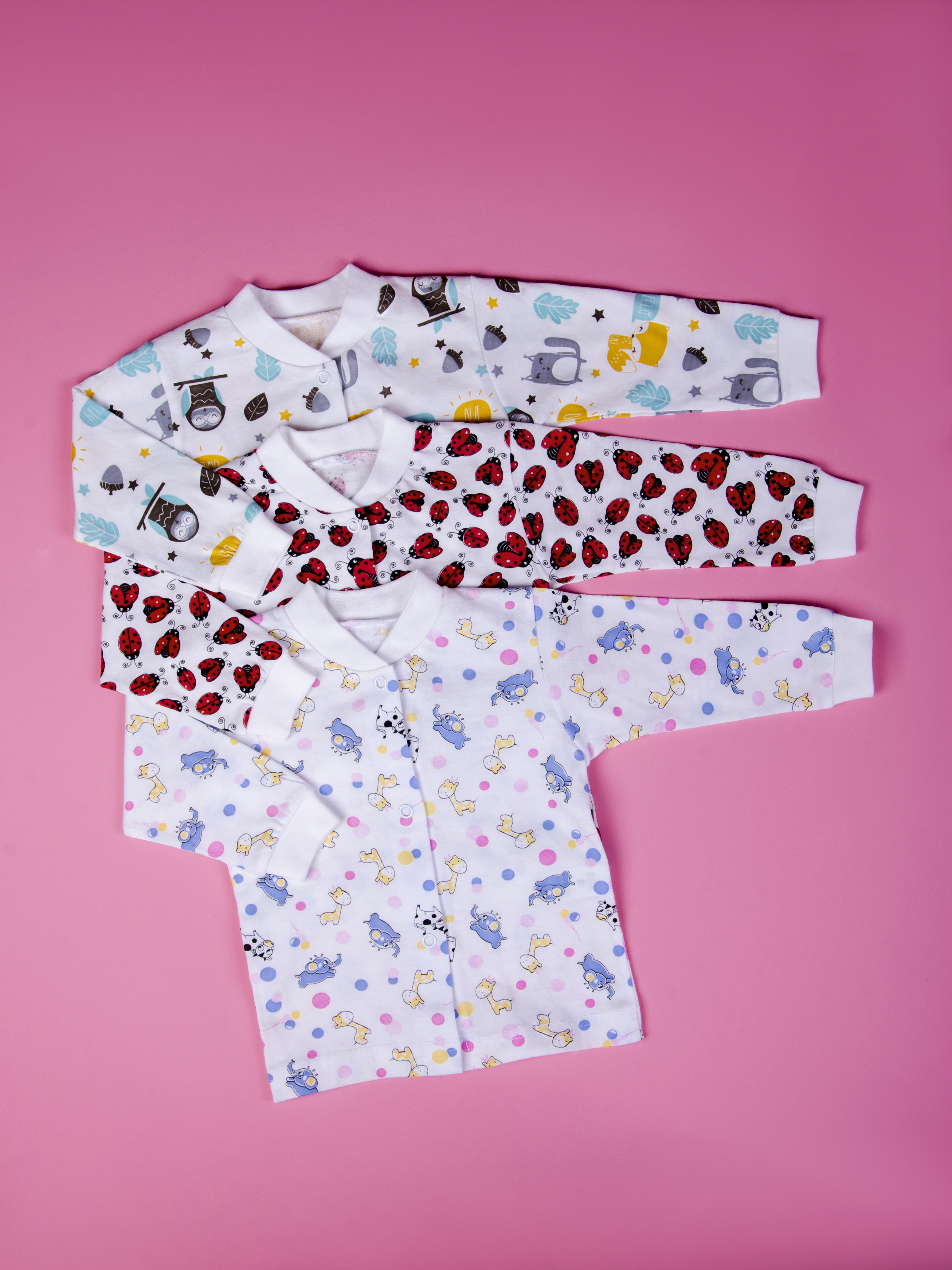 Распашонка 3 шт Софьюшка Rasp/dlr/Sof-03/0612 - фото 2