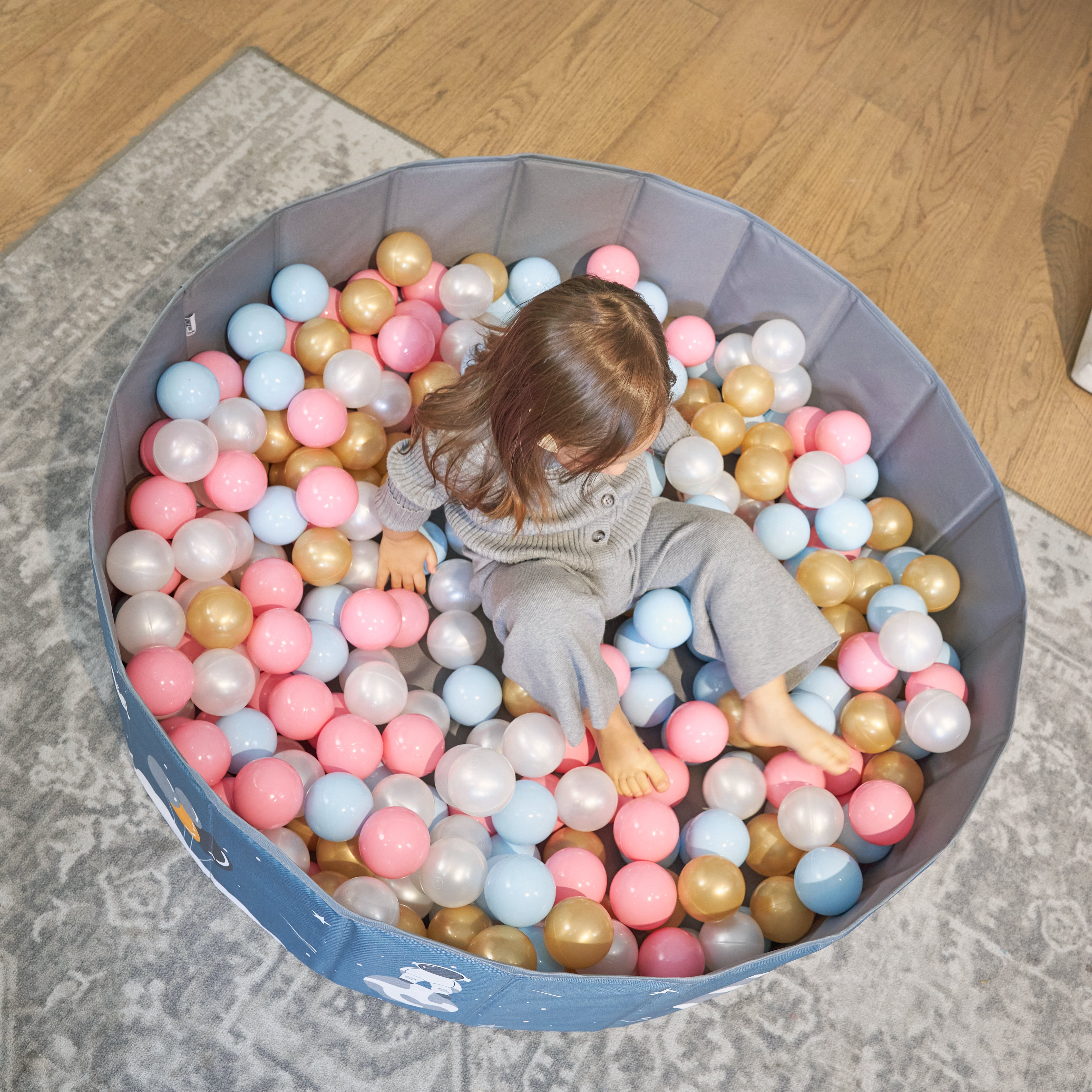 Детский сухой бассейн UNIX Kids Space + 150 шариков - фото 7