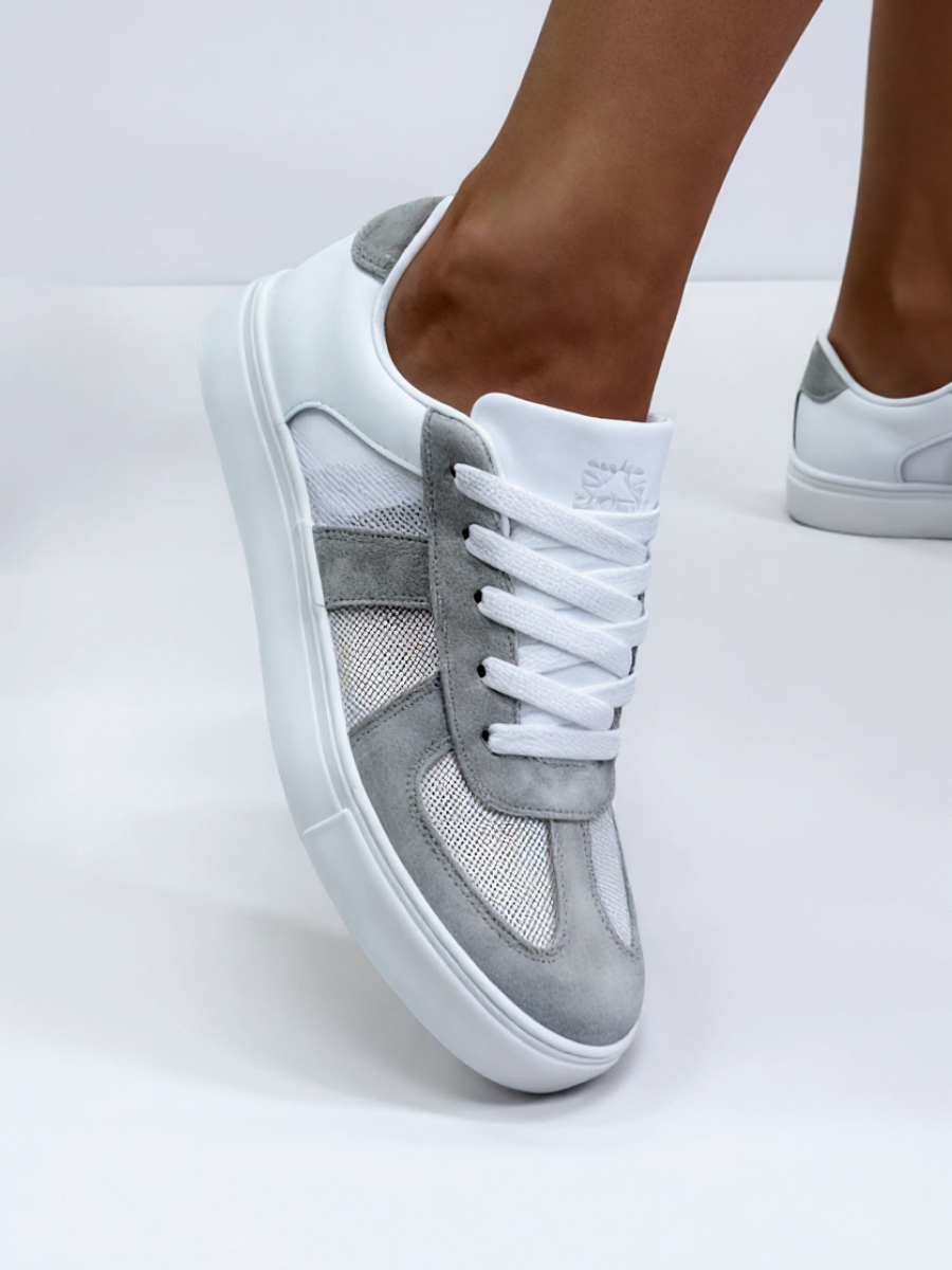 Изображение товара Кроссовки RIDLSTEP 38 подростковые для девочек из экокожи с платформой и тракторами