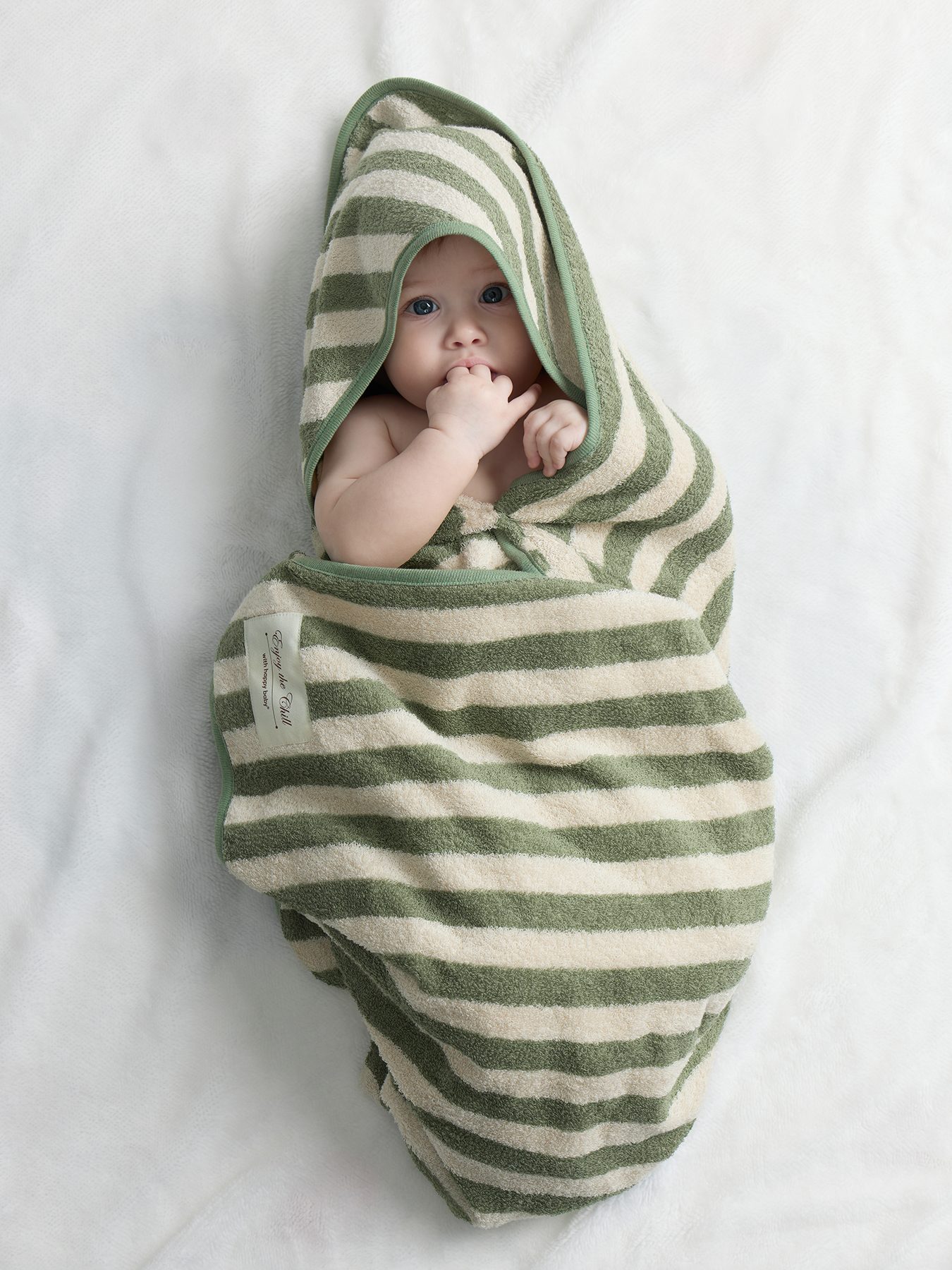 Полотенце Happy Baby с капюшоном 100 x 100 см 1 шт. - фото 5