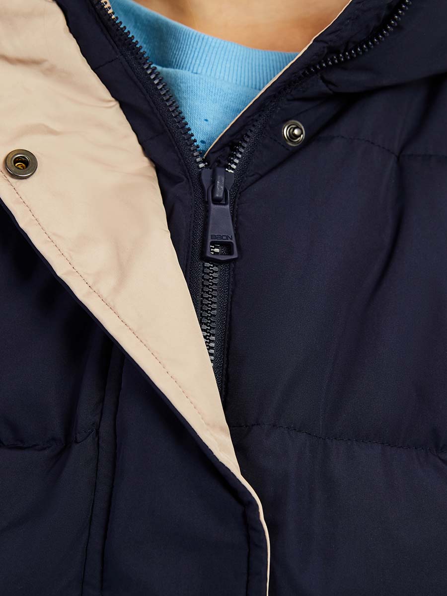 Пуховик Baon BK0022514/DARK NAVY - фото 6