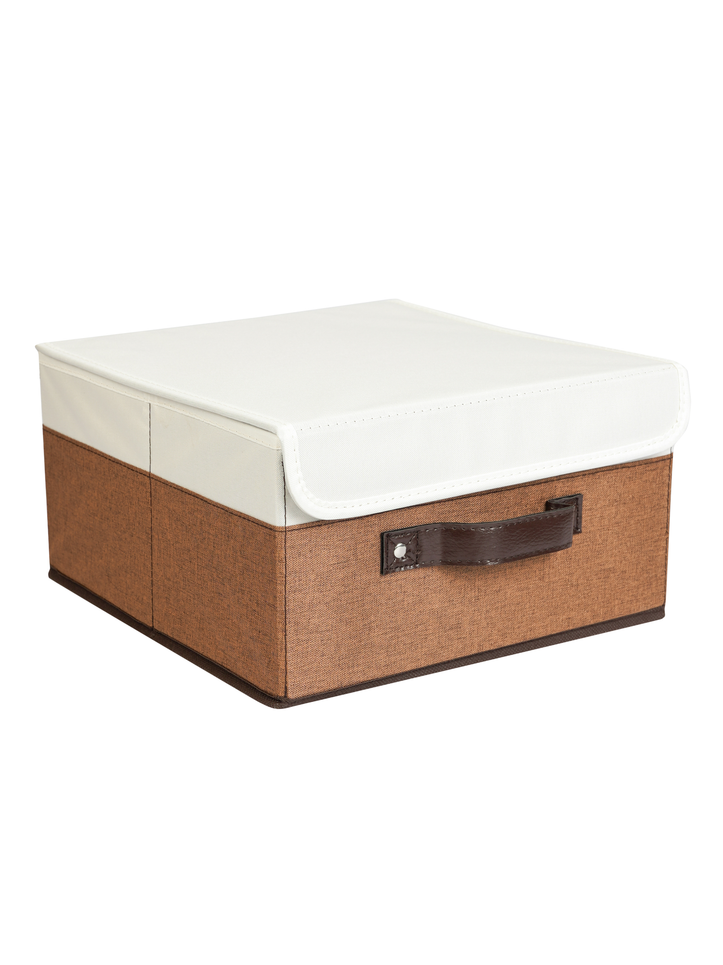 Короб для хранения ЕВРОГАРАНТ серии Cappuccino с крышкой 30х30х16 см - фото 6