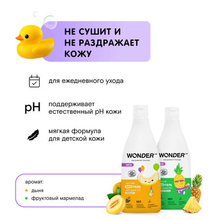 Набор средств WONDER Lab Дыня Мармелад 550 мл
