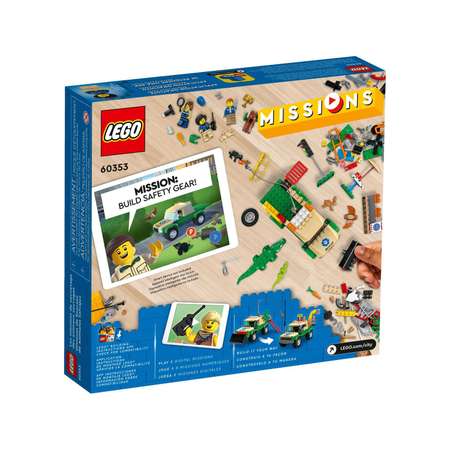 Конструктор LEGO City Wild Animal Rescue Missions блочный