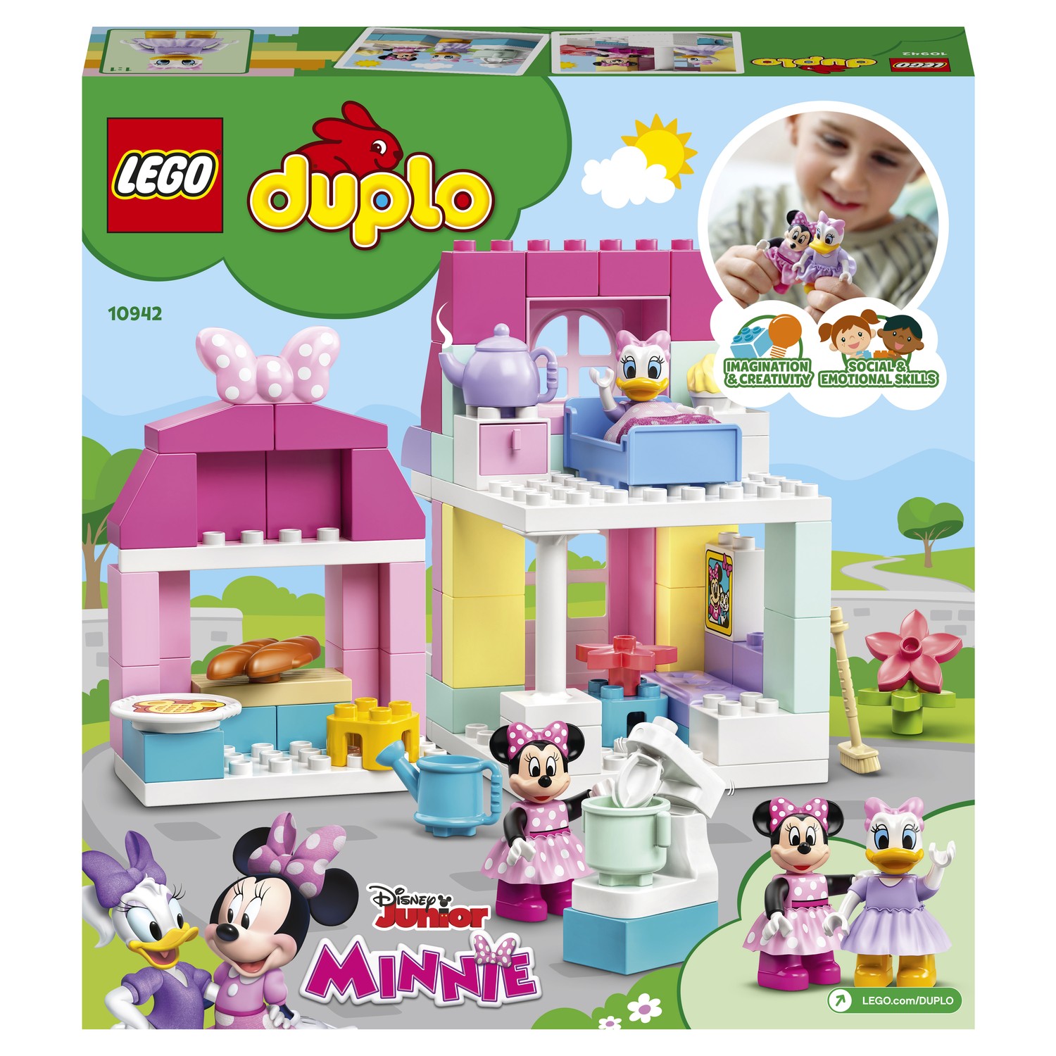 Конструктор LEGO DUPLO Дом и кафе Минни блочный - фото 3