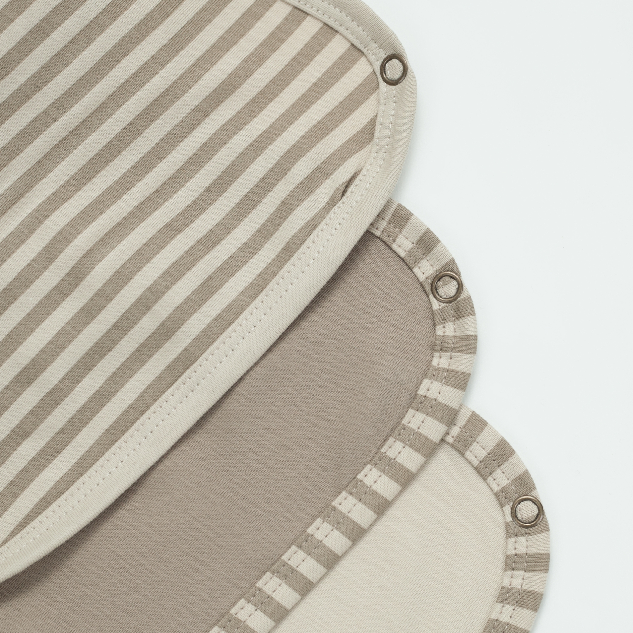 Распашонка 3 шт Фабрика Бамбук MU011013KNR/117MU/Шоколад_полоски - фото 8