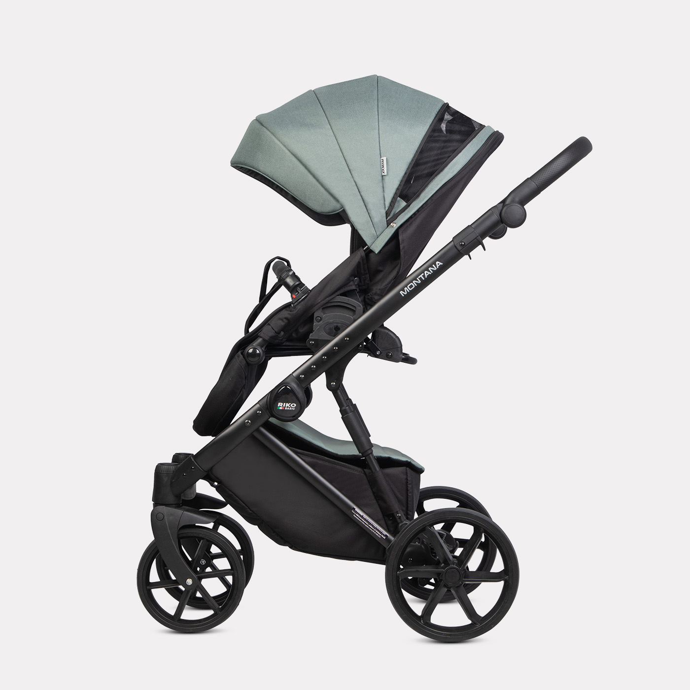 Коляска 3в1 Riko Basic Montana Plus зеленый - фото 7