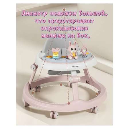 Ходунки EVERFLO серый
