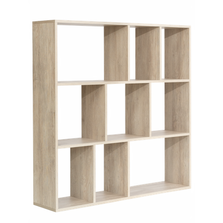 Стеллаж деревянный Comfort Avenue Алиса Сонома 8129 109.9х109.9х24
