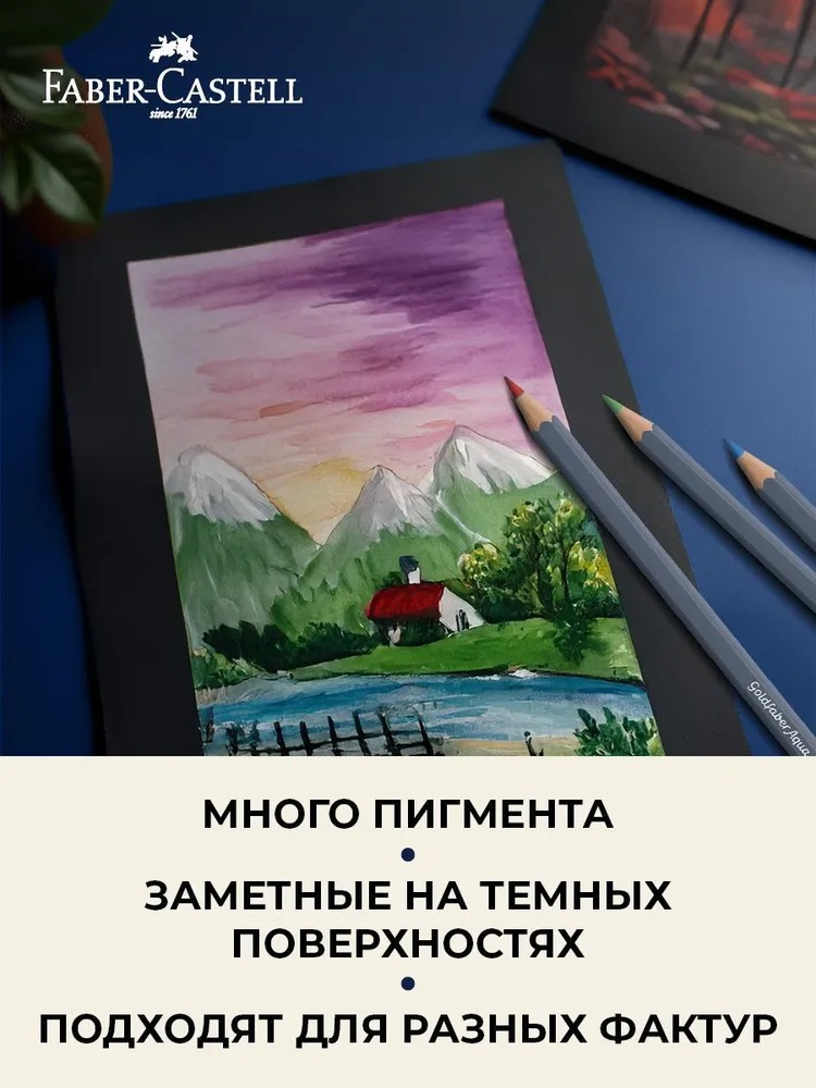 Краски акварель Faber Castell 48 цв. - фото 6