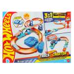 Трек Hot Wheels с трамплином и приводом 3 в 1