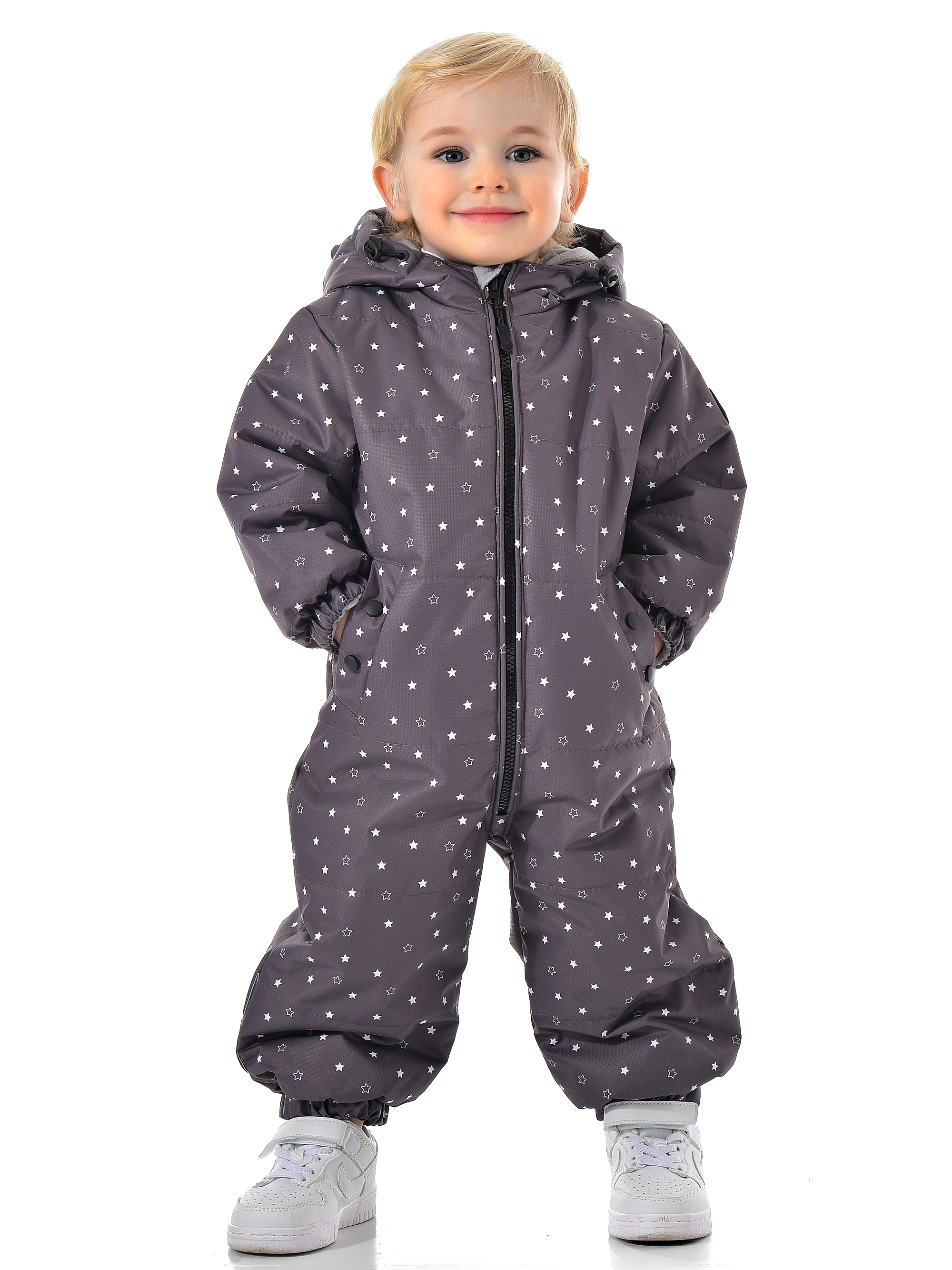 Комбинезон Rusland 924звездопад/т.серый - фото 8