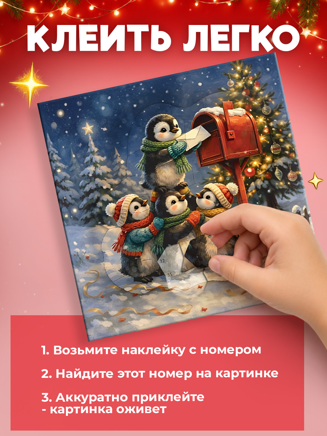 Мозаика по номерам Дрофа-Медиа В ожидании Нового Года - фото 3