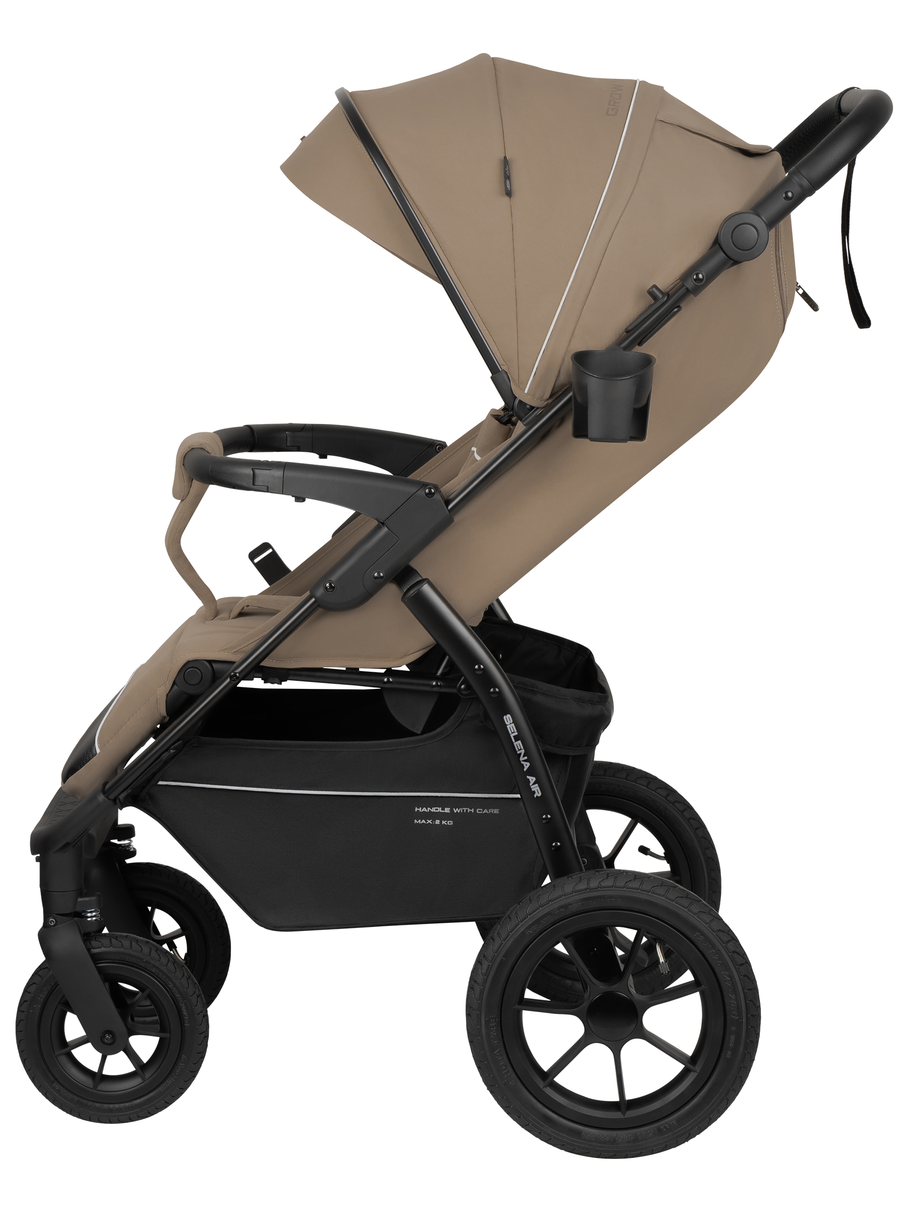 Коляска прогулочная JOVOLA Selena Air new бежевый - фото 6