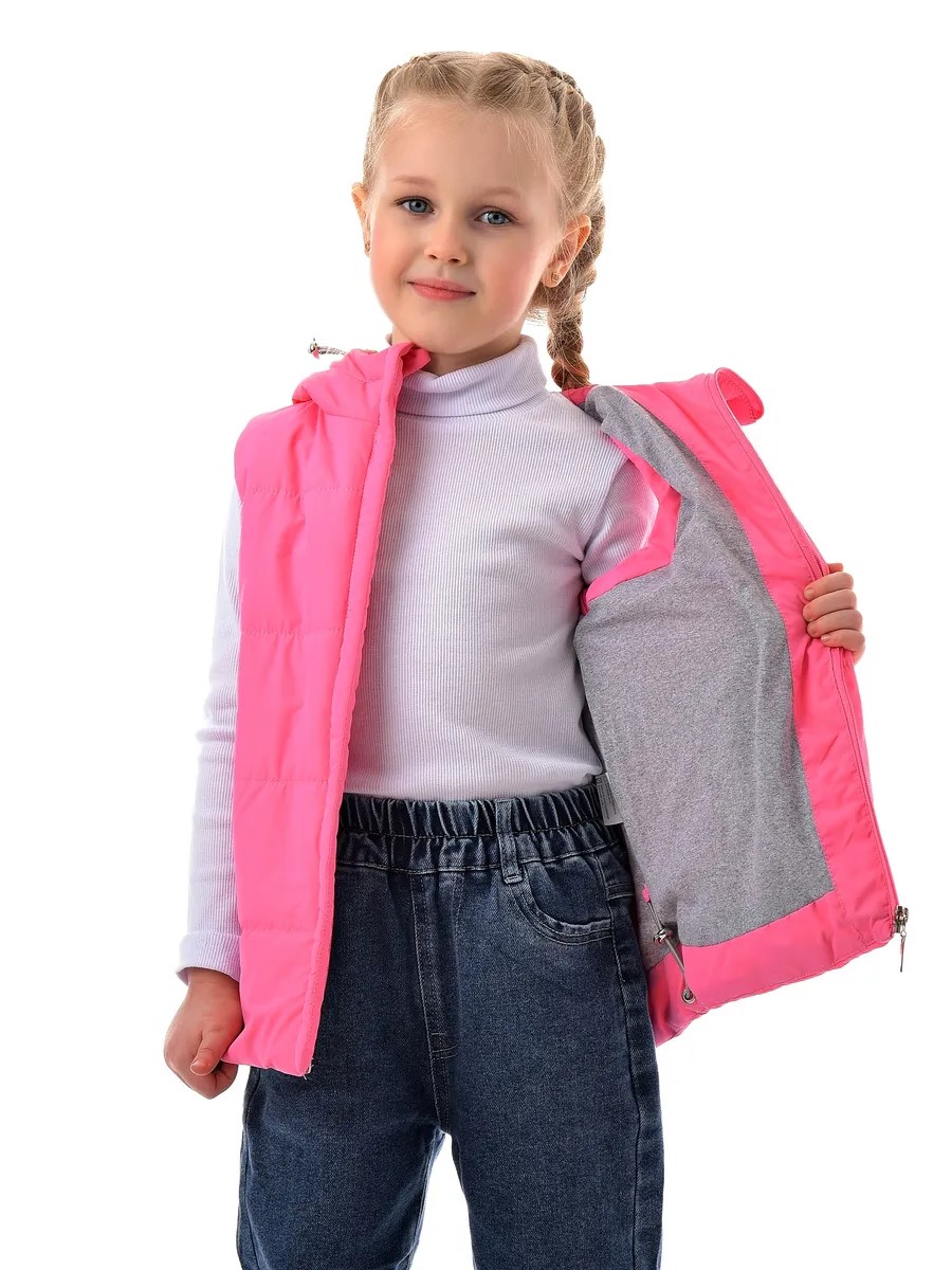 Жилет Rusland 925/розовый - фото 5