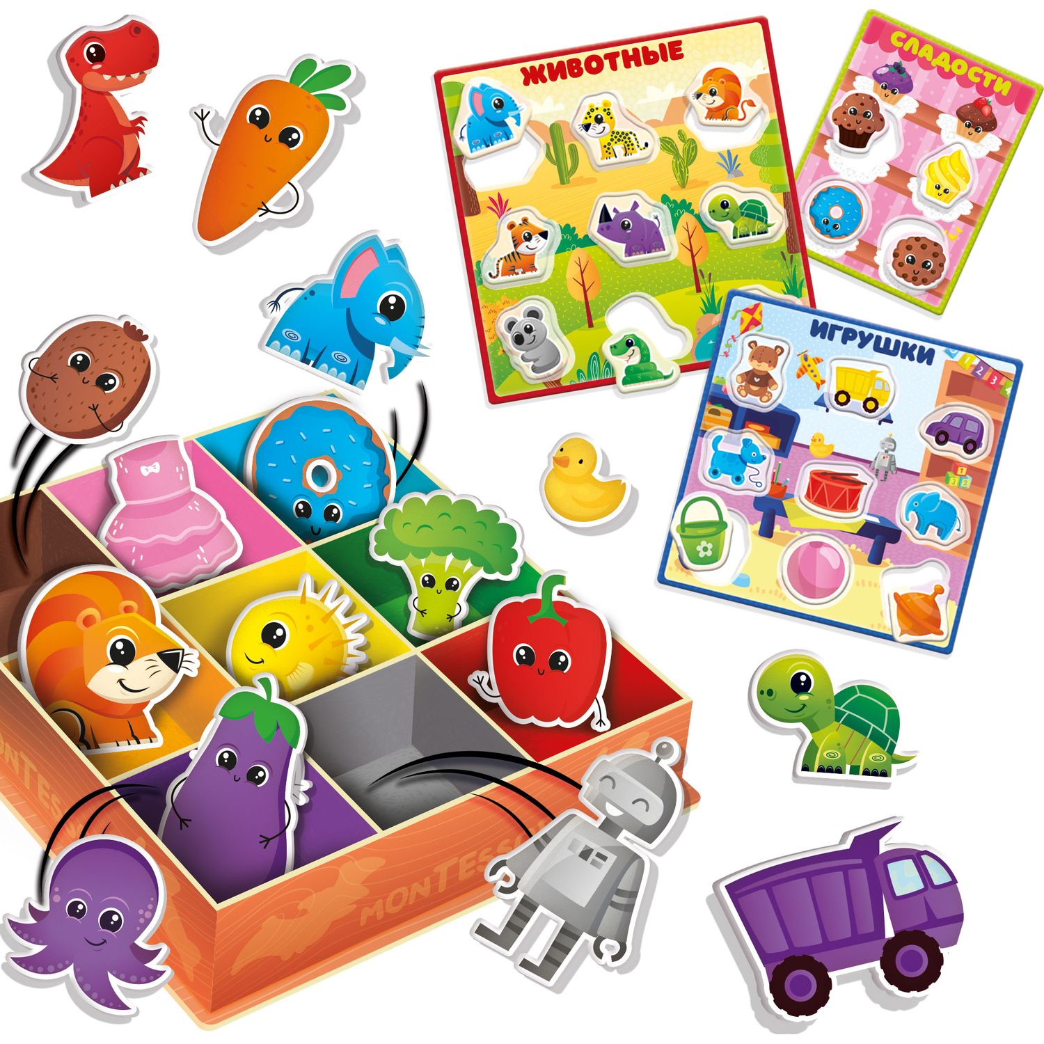 Игрушка LISCIANI Montessori baby Box colours - фото 3