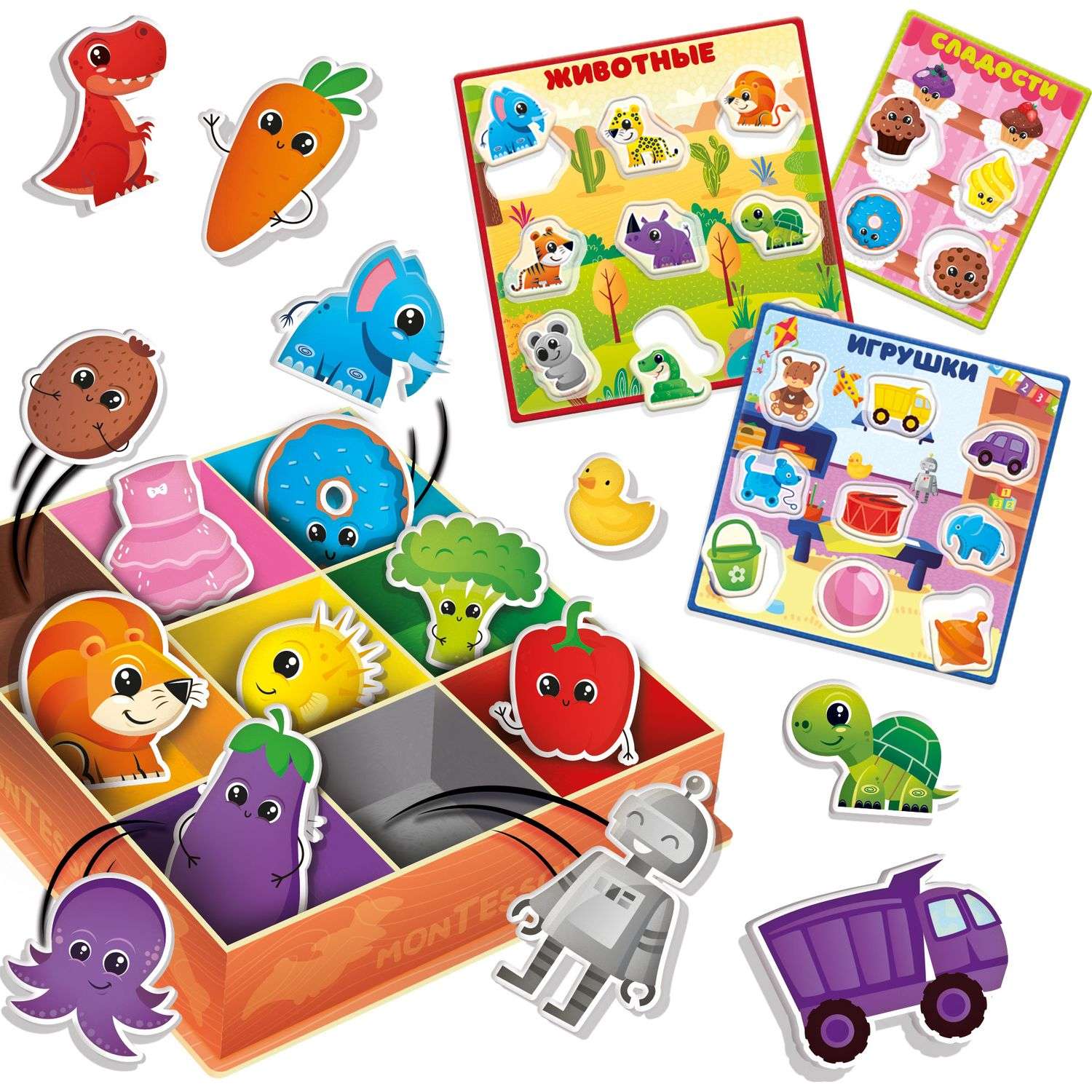 Игрушка LISCIANI Montessori baby Box colours - фото 3