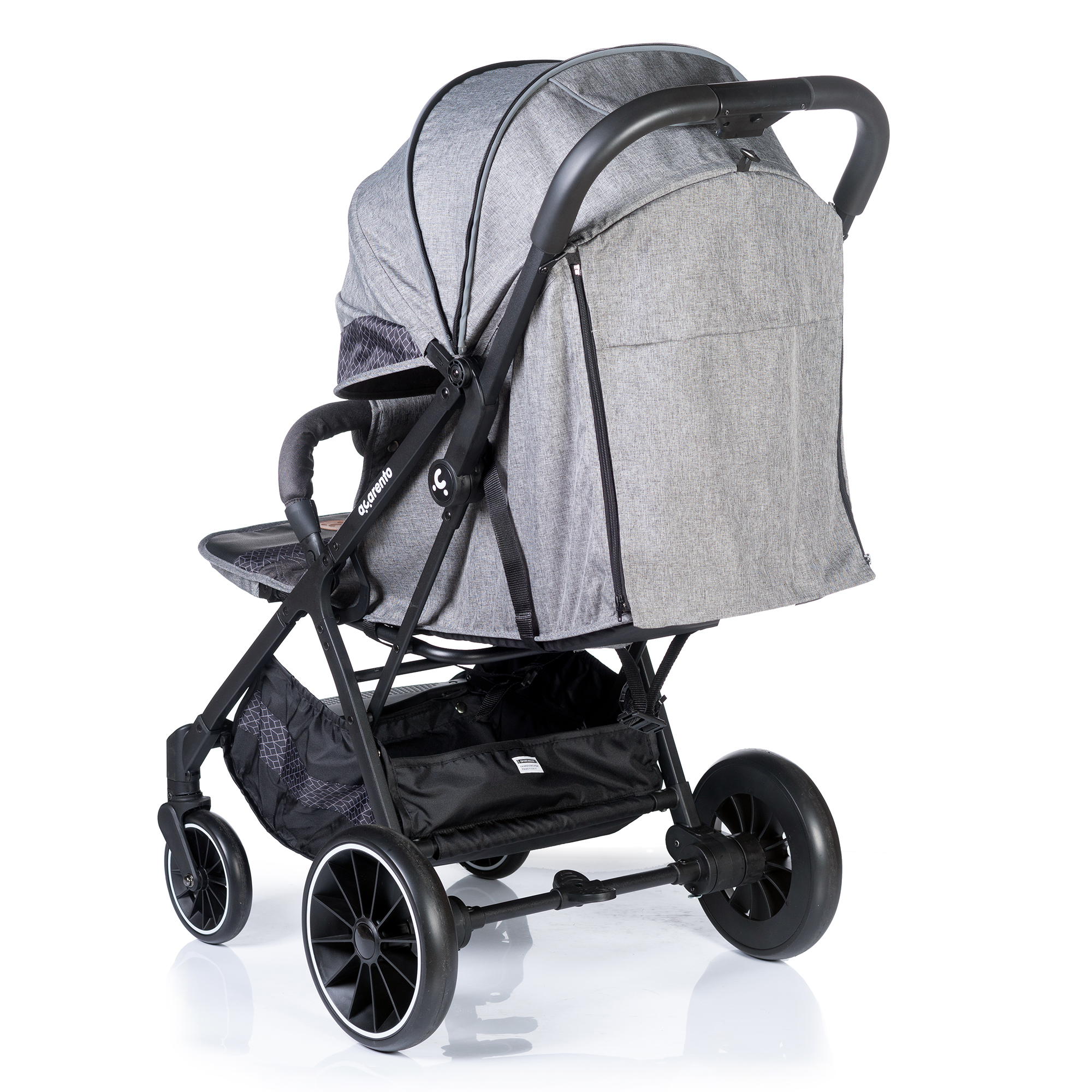 Коляска прогулочная Acarento Antero серый - фото 13