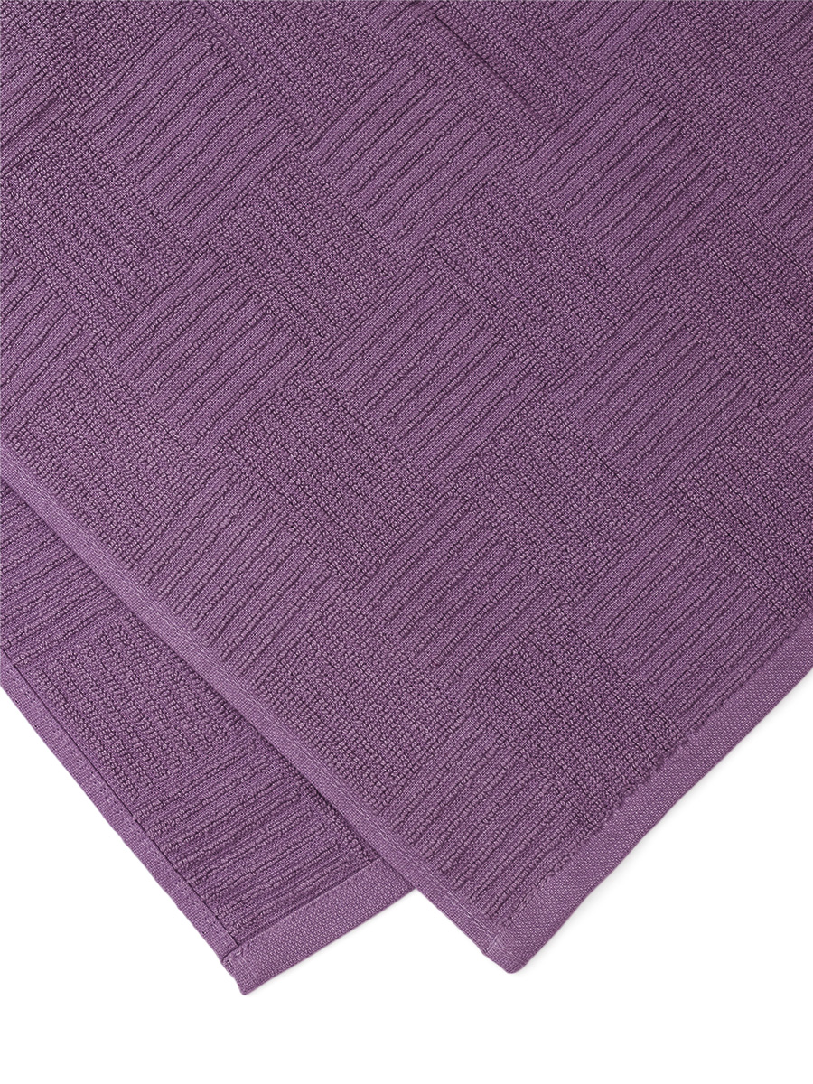 Простыня DeNASTIA махровая фиолетовый D000154 200 x 220 см 1 шт. - фото 5
