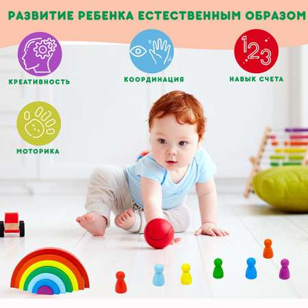 Игрушка Alatoys пирамидка в ассортименте