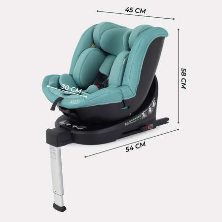 Автокресло MOWbaby STAGE Green Isofix 0+/1/2/3 (0-36 кг)