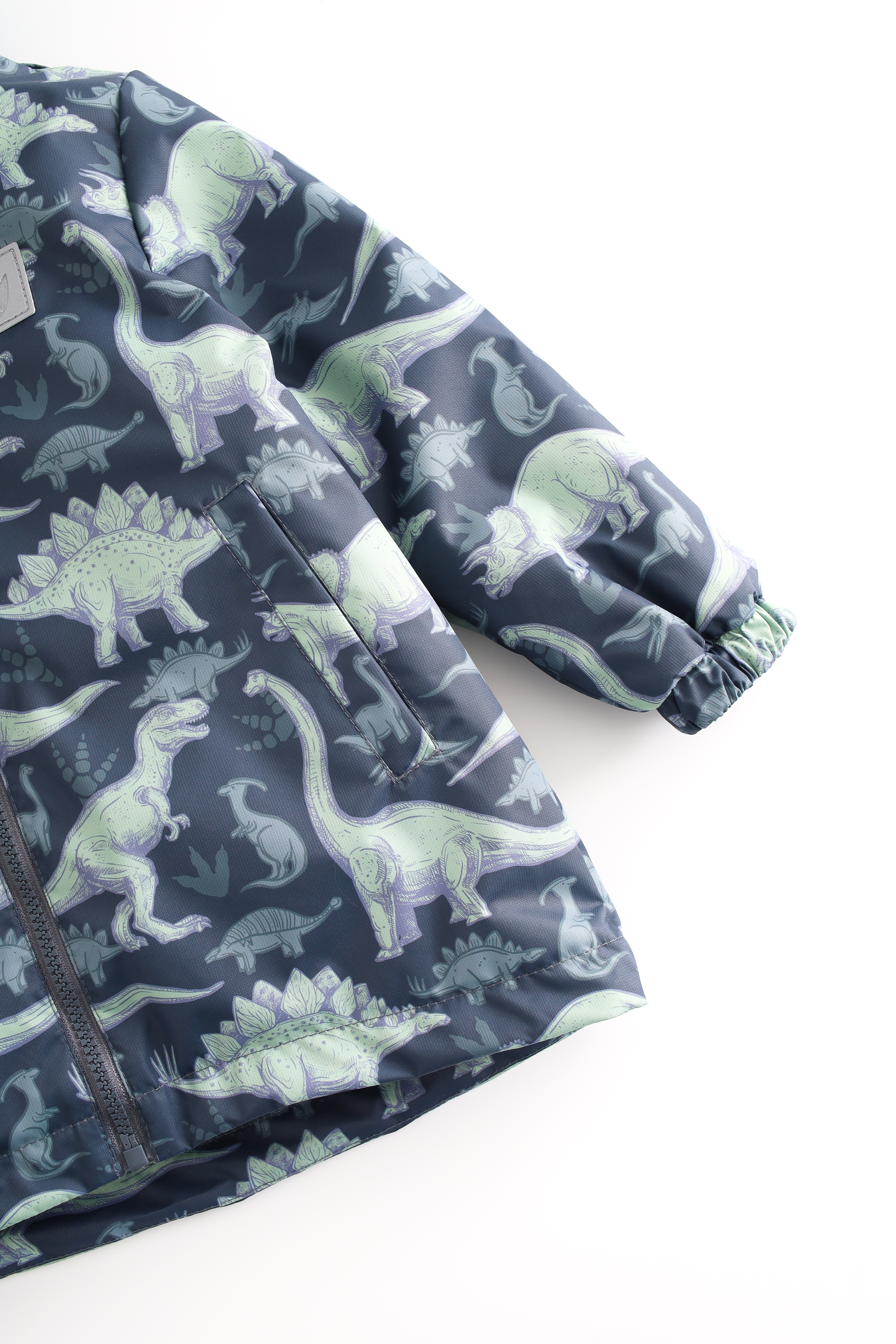 Куртка MINIDINO В-К-039/ДКуртка детская демисезонная Minimal принт динозавры маренго - фото 7