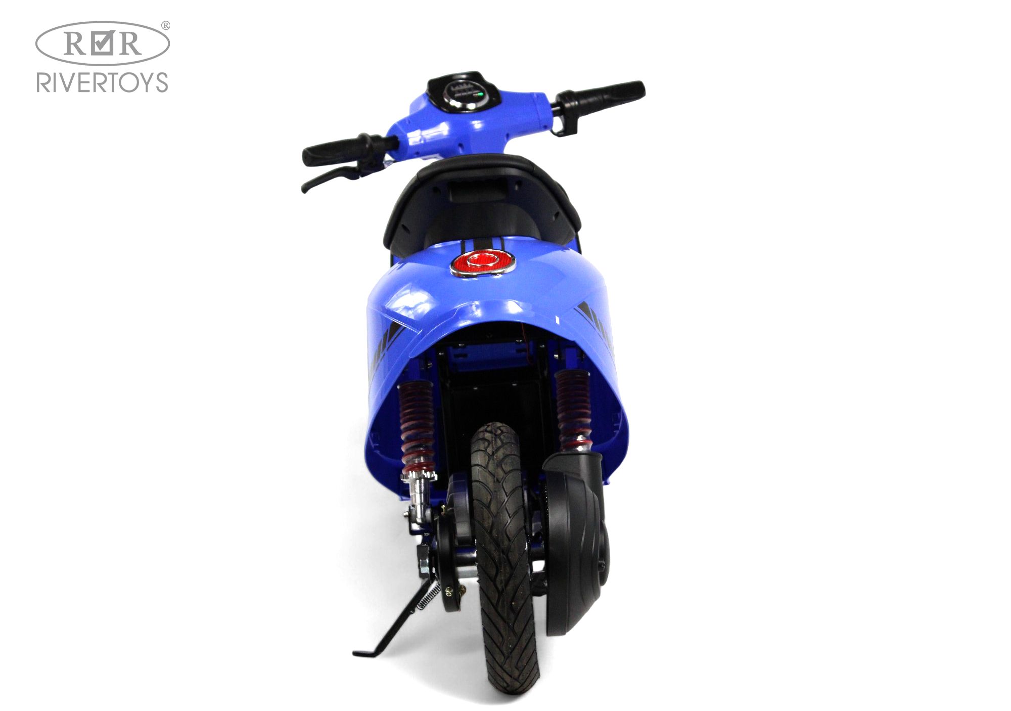 Электромотоцикл RIVERTOYS A111AA-MOTO-BLUE - фото 3