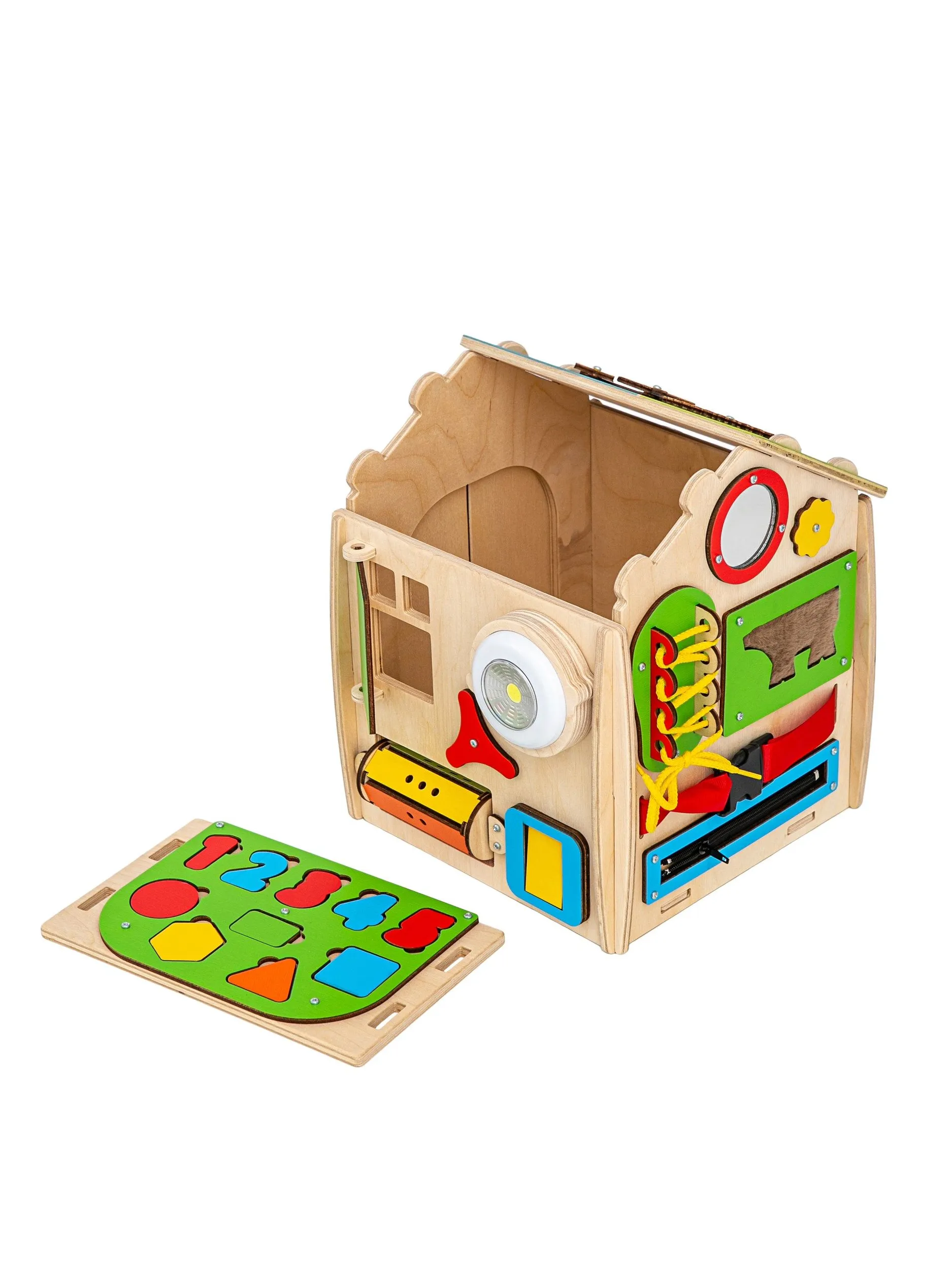 Игрушка Mag Wood бизиборд Кручу-верчу - фото 6