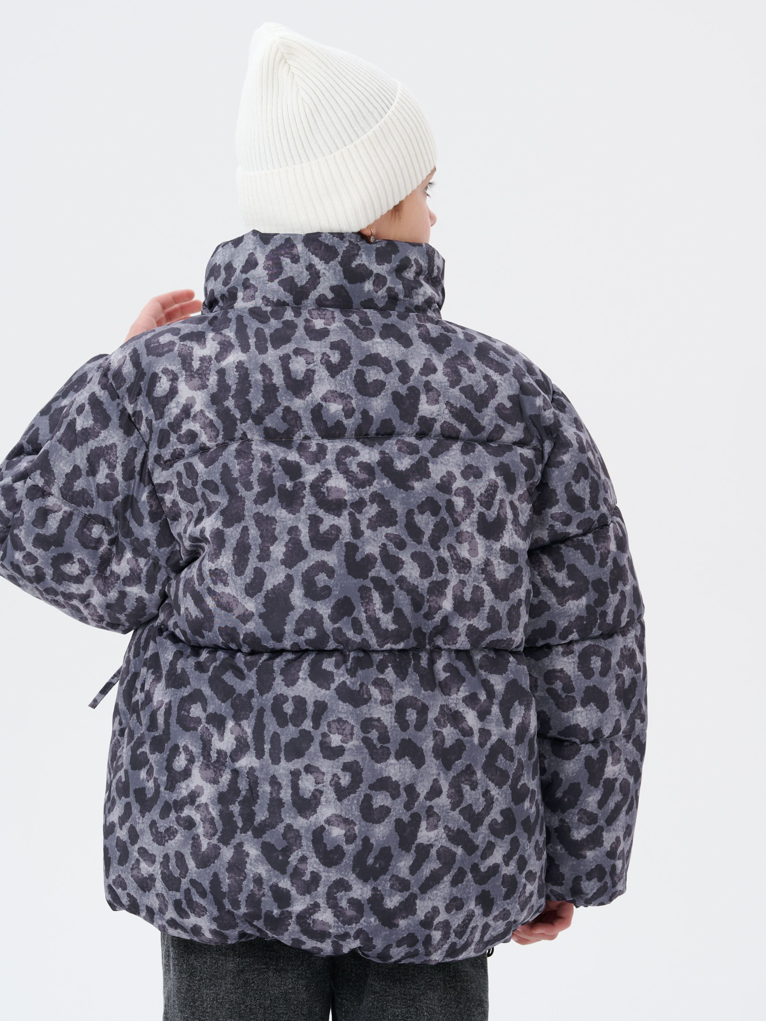 Куртка КрутышОк Т-066 серый леопард - фото 32